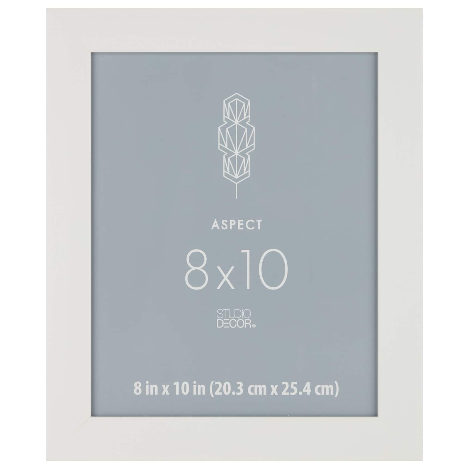 Aspect 8" x 10" White Wide Frame by Studio Décor®