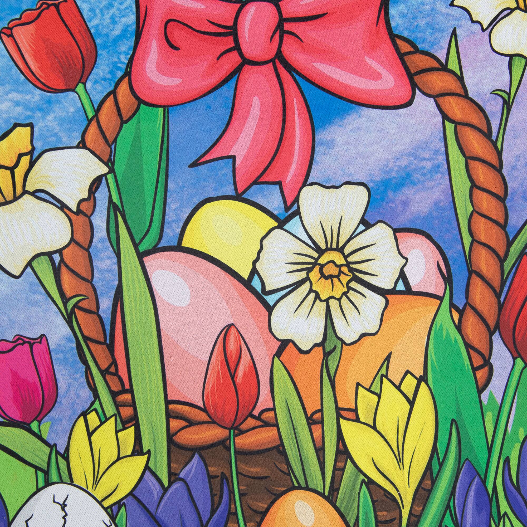 40" x 28" Welcome Easter Basket Outdoor House Flag 28" x 40"