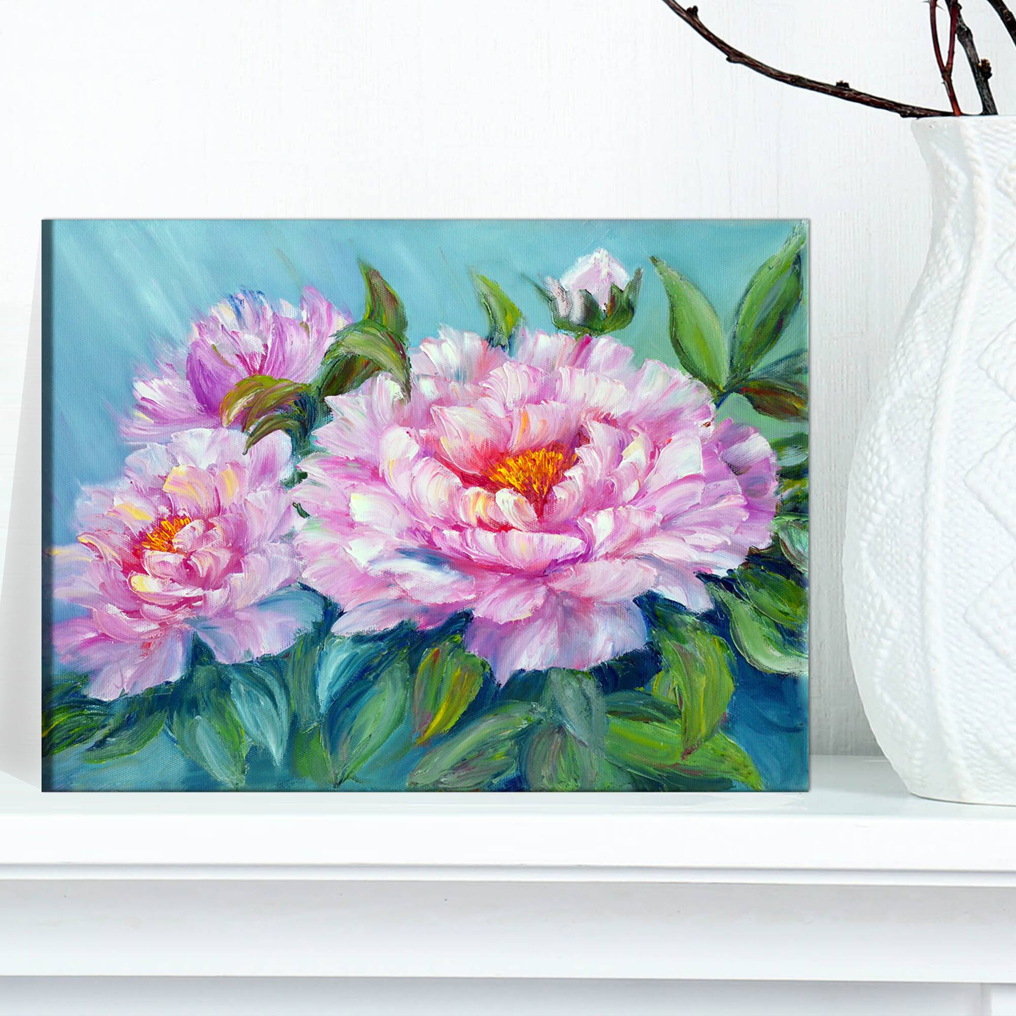 Designart - Pink Peonies