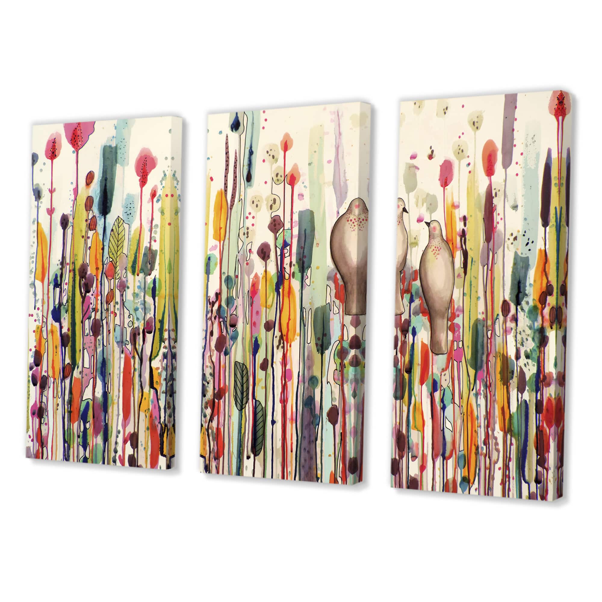 Designart - L'un Pour L'autre - Cottage Canvas Art Print