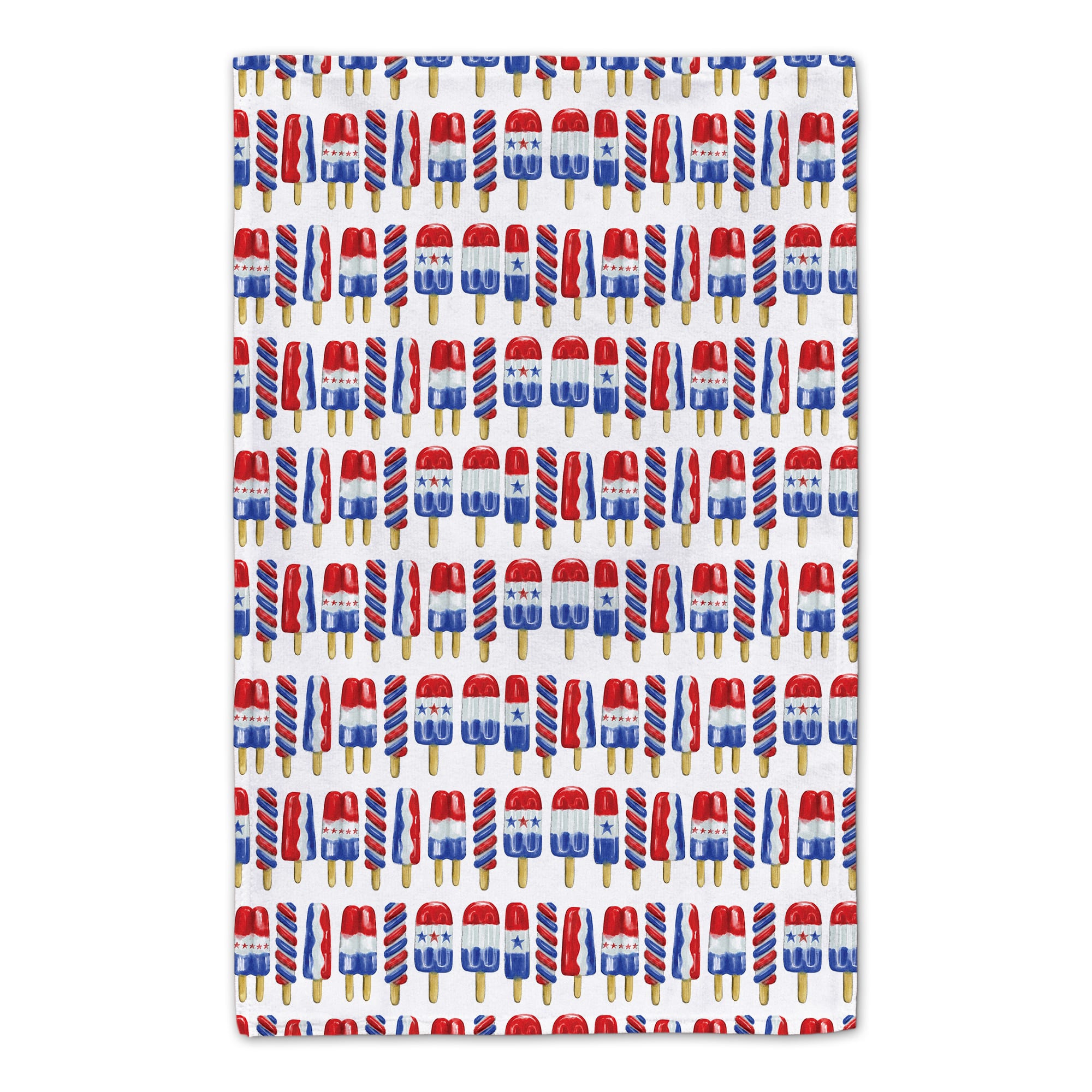 Sweet Land of Liberty Patriotic Popsicles Tea Towel Set