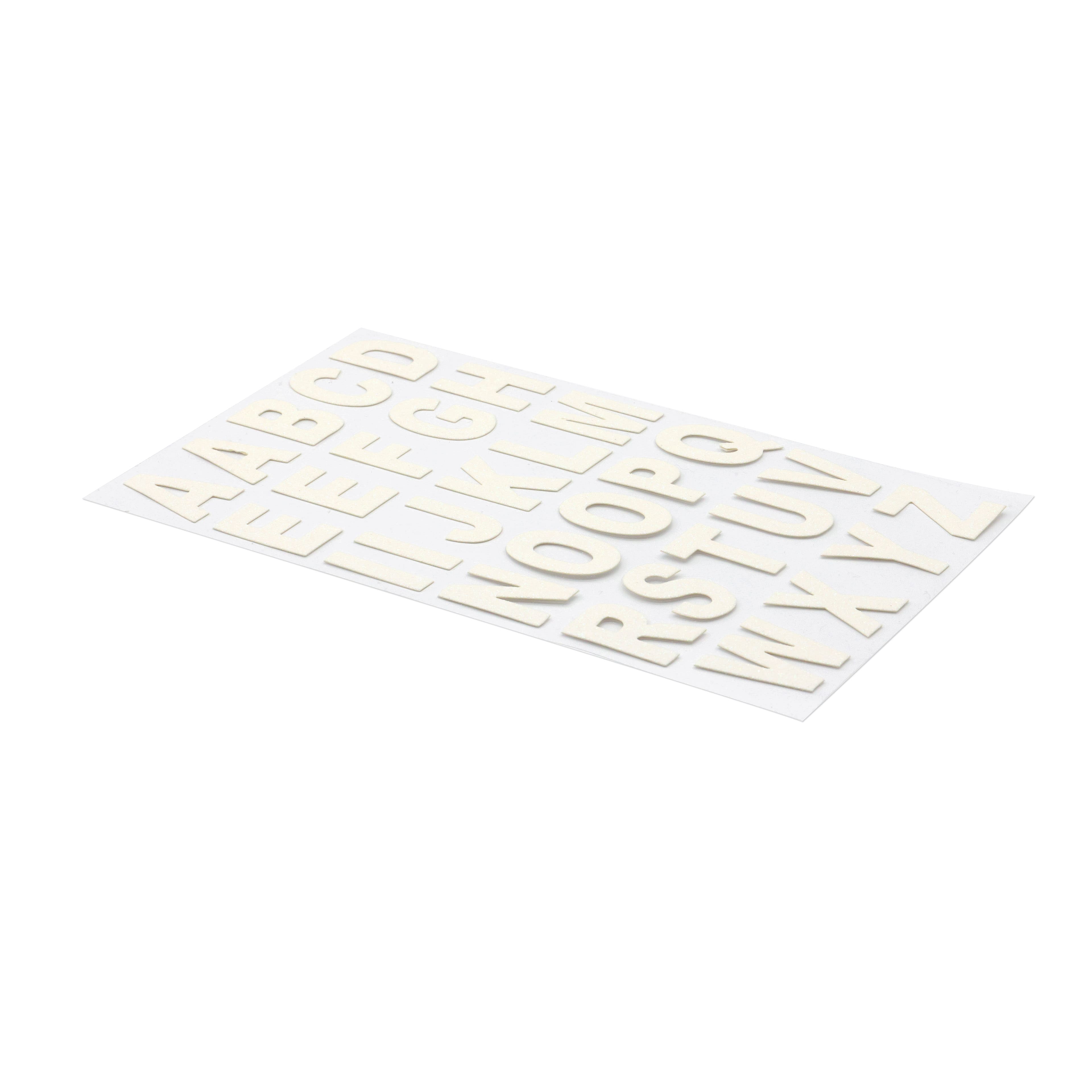Homecoming Glitter Alphabet Stickers by Celebrate It®