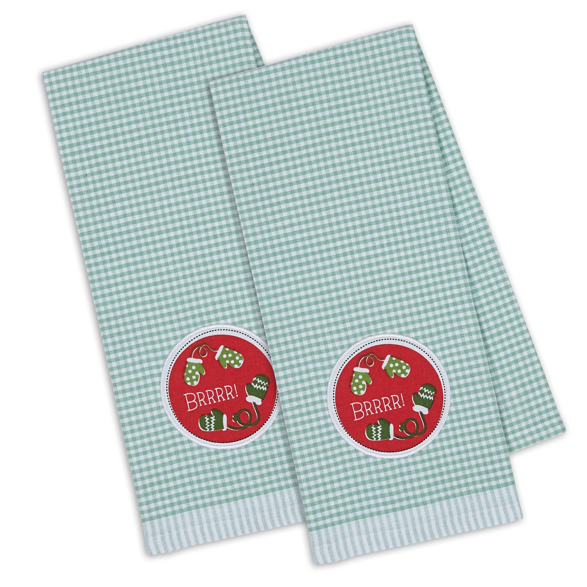 DII® Brrrr Mittens Embroidered Dishtowel Set