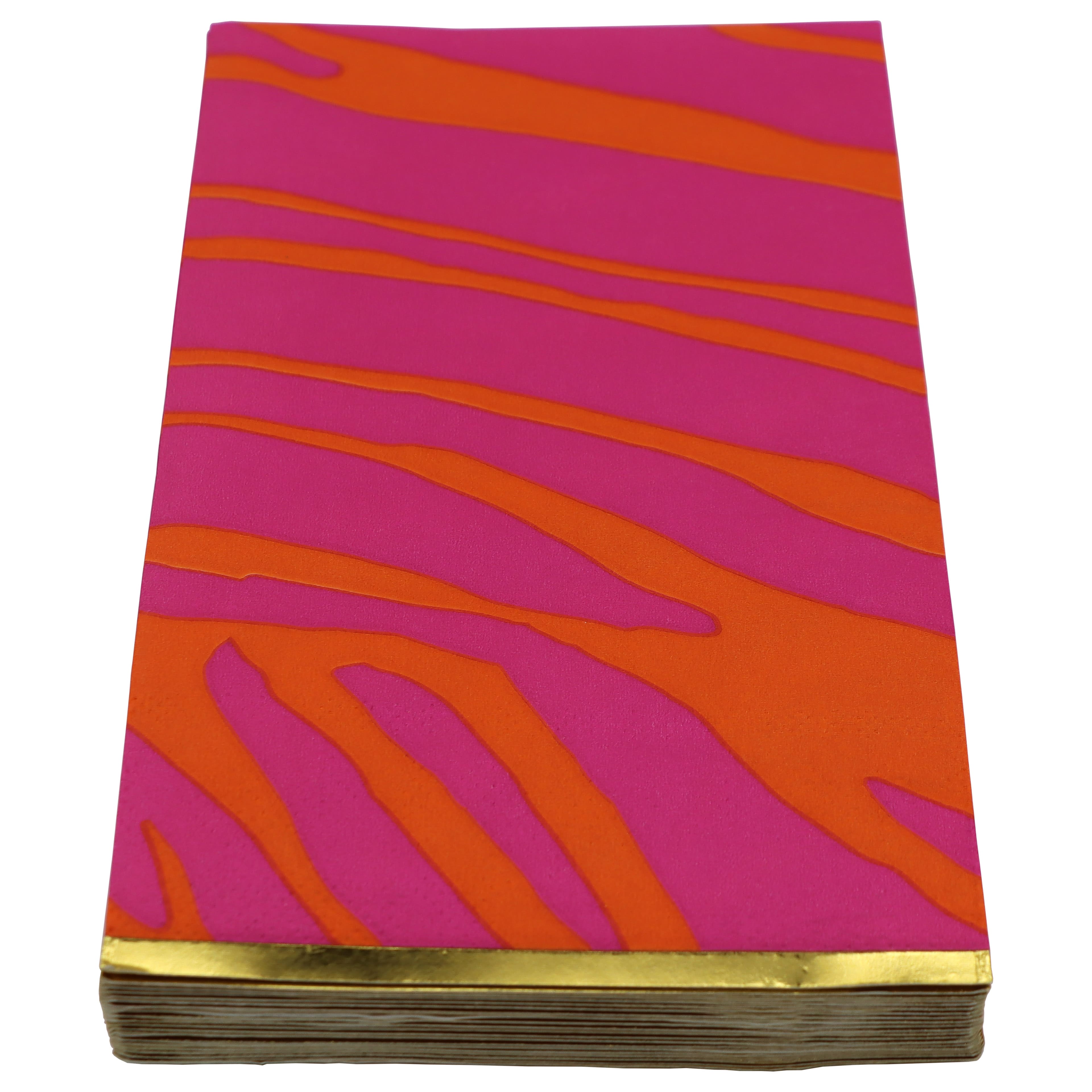 Pink Jungle Tiger Stripes Paper Guest Napkins, 20ct. by Celebrate It™