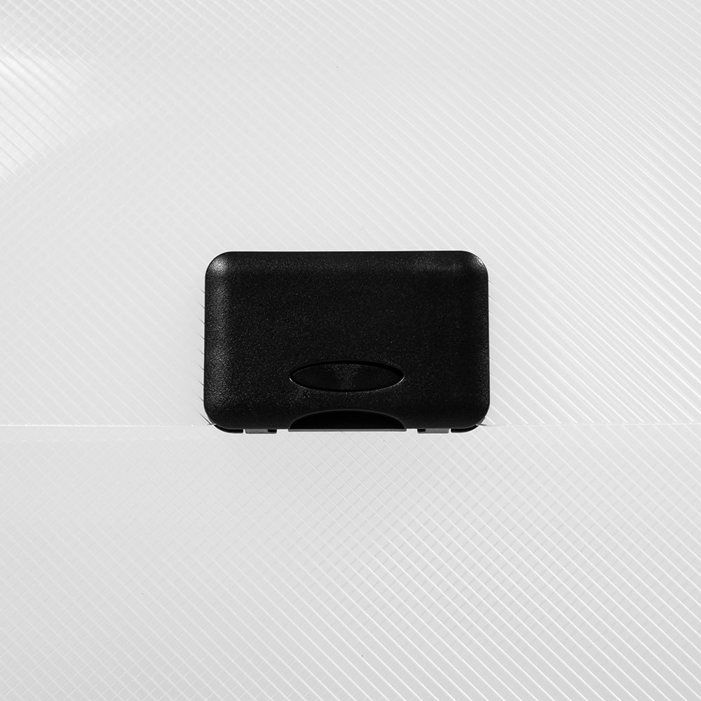 JAM Paper 9.5" x 13.25" Plastic Box Portfolio with Center Buckle