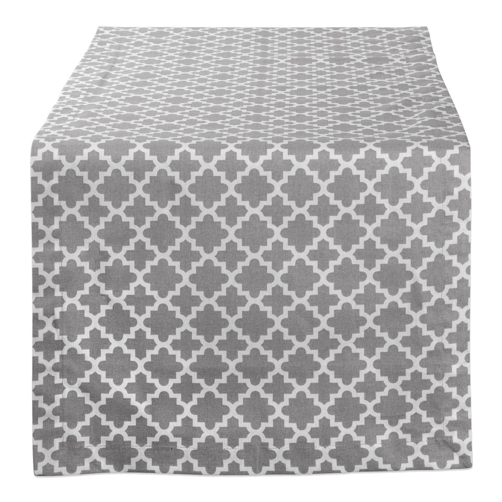 DII® 72" Gray Lattice Table Runner