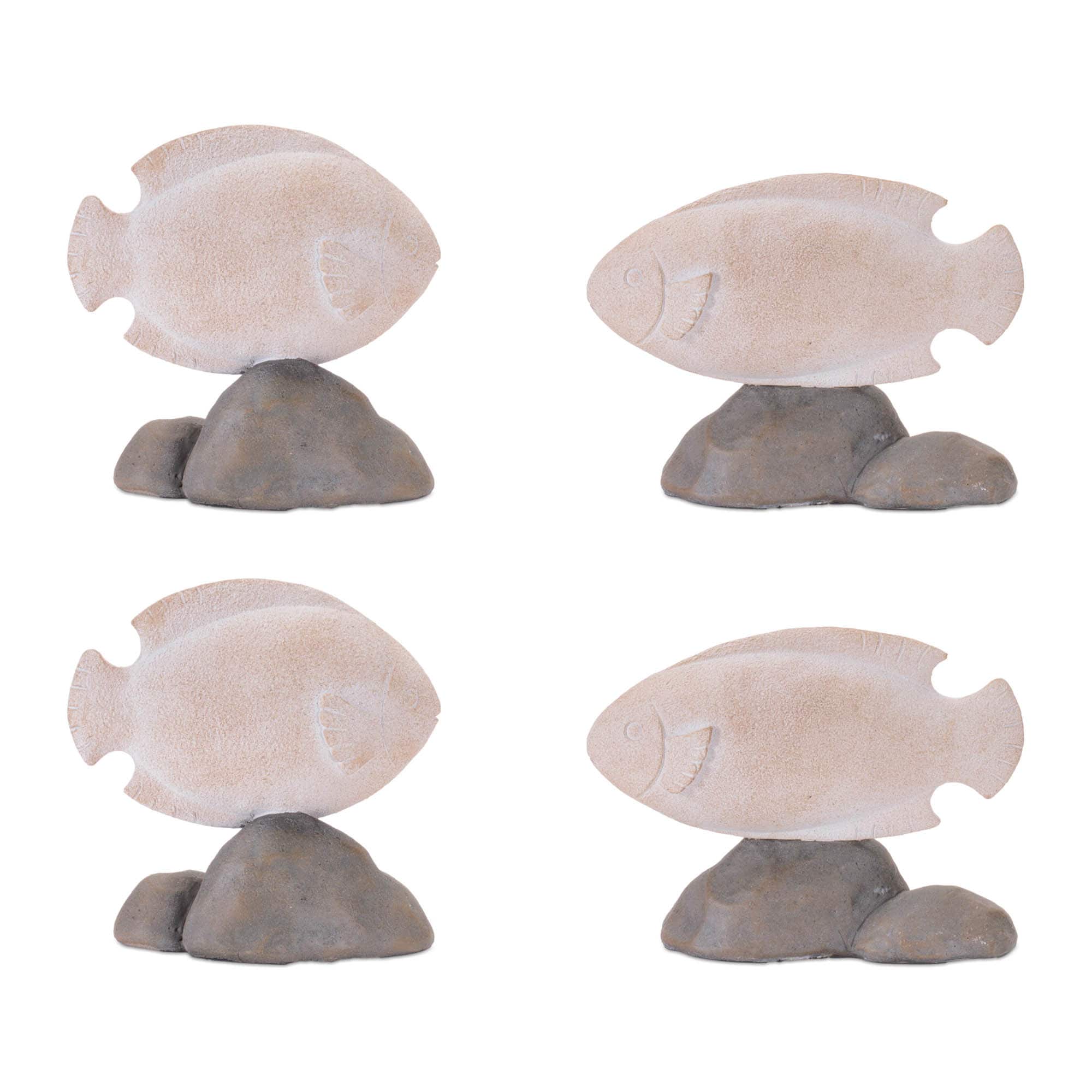 Fish on Rock Décor Set