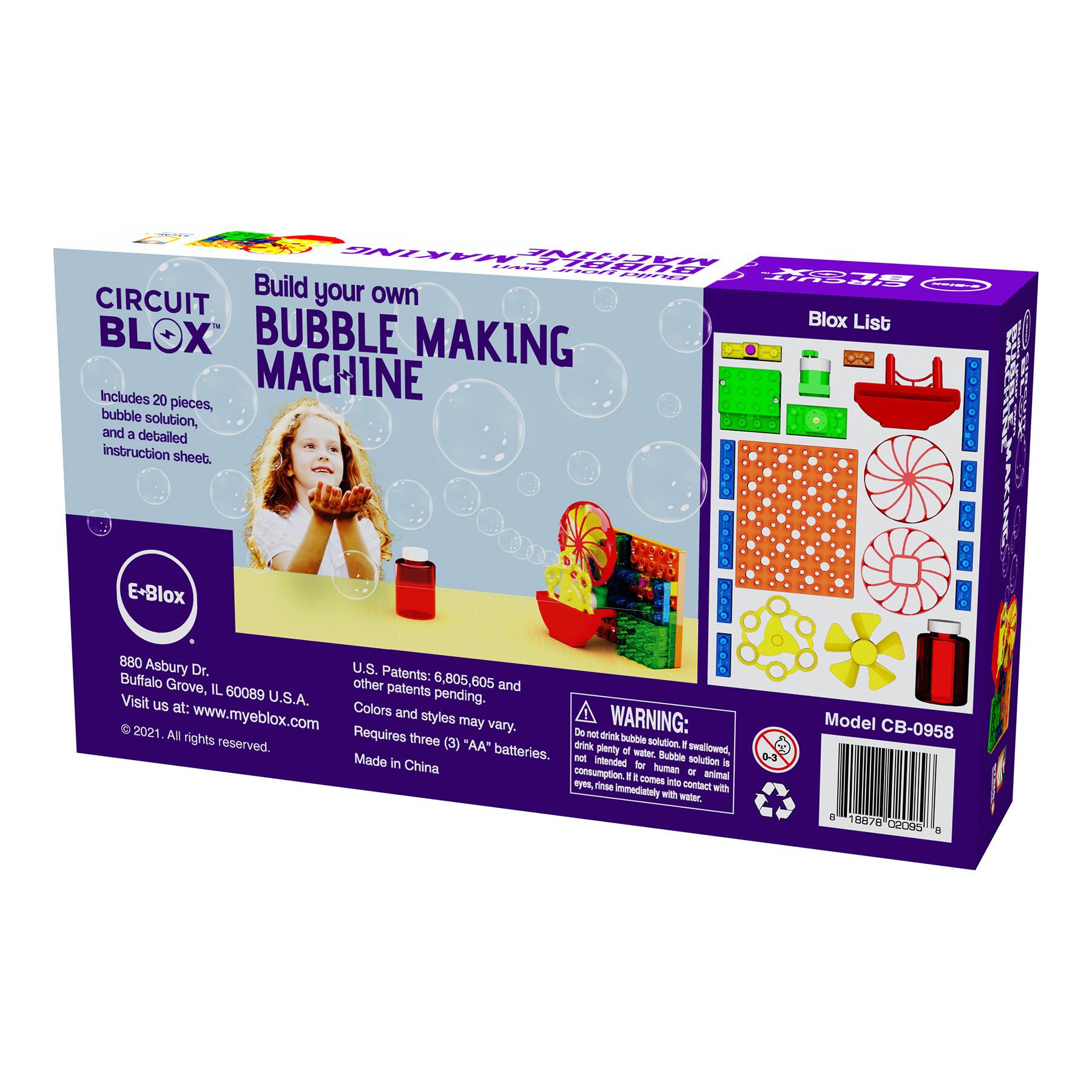 E-Blox® Circuit Blox BYO Bubble Making Machine Student Set