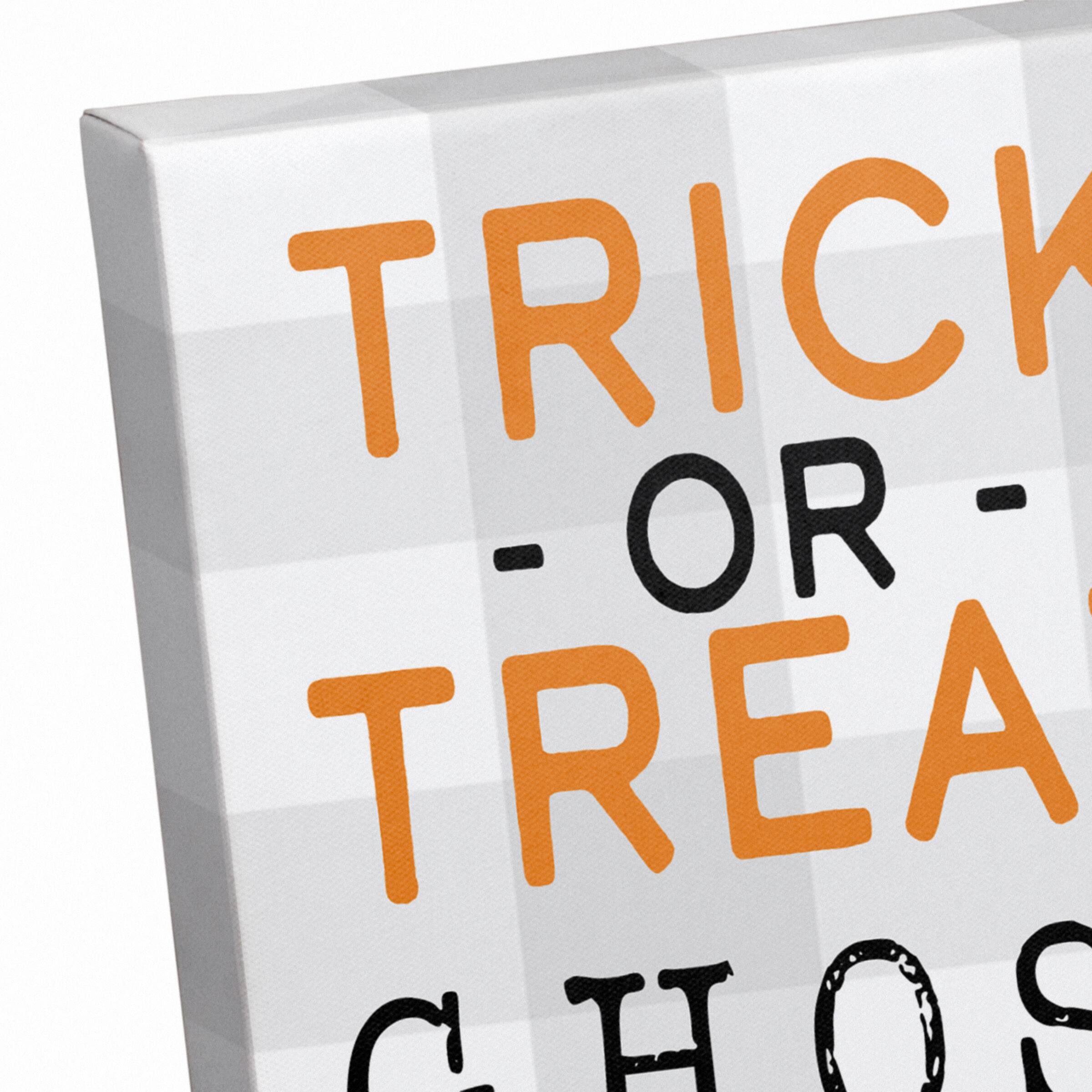 Halloween Words 16" x 20" Canvas Wall Art