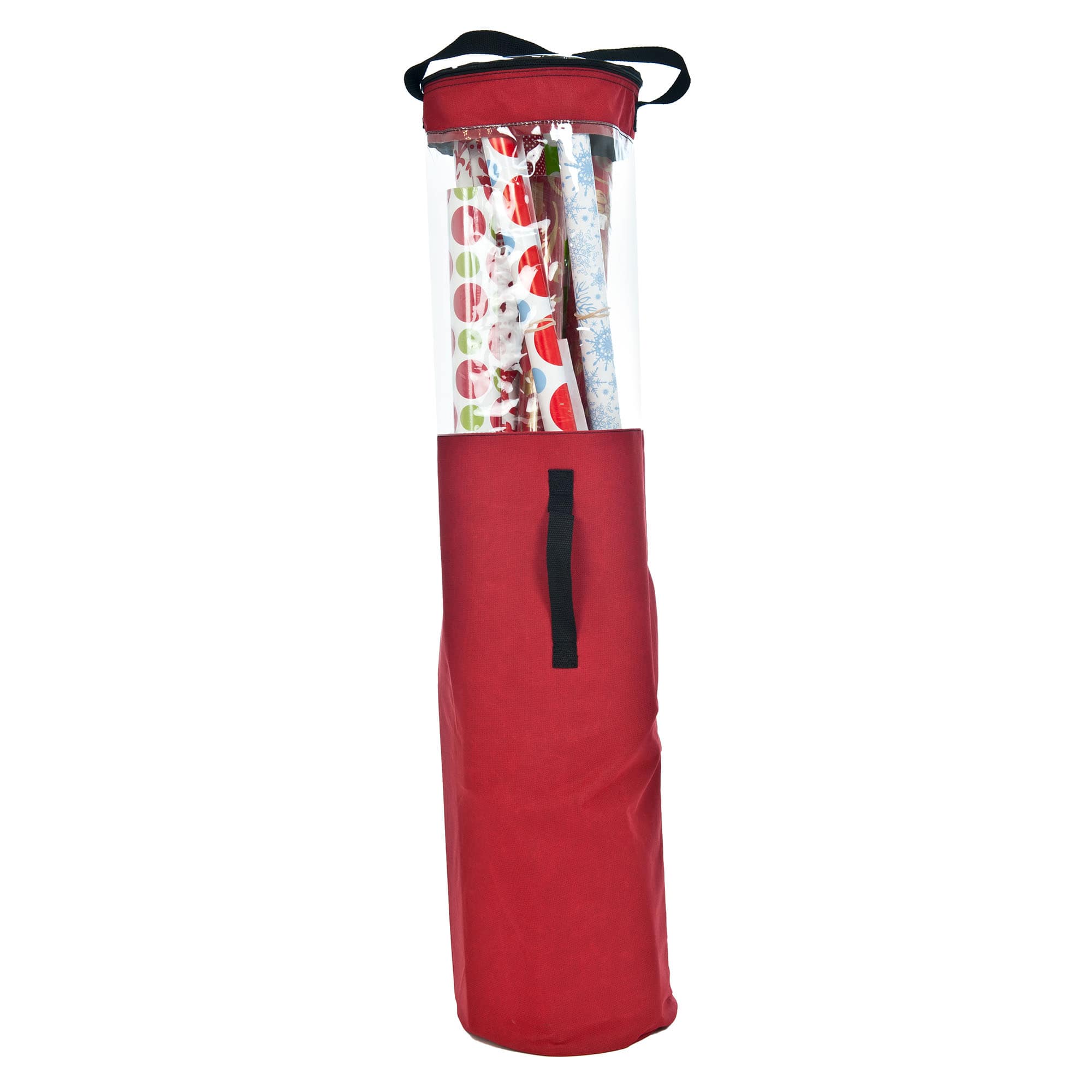 Santa's Bag Christmas Wrapping Paper Storage Container