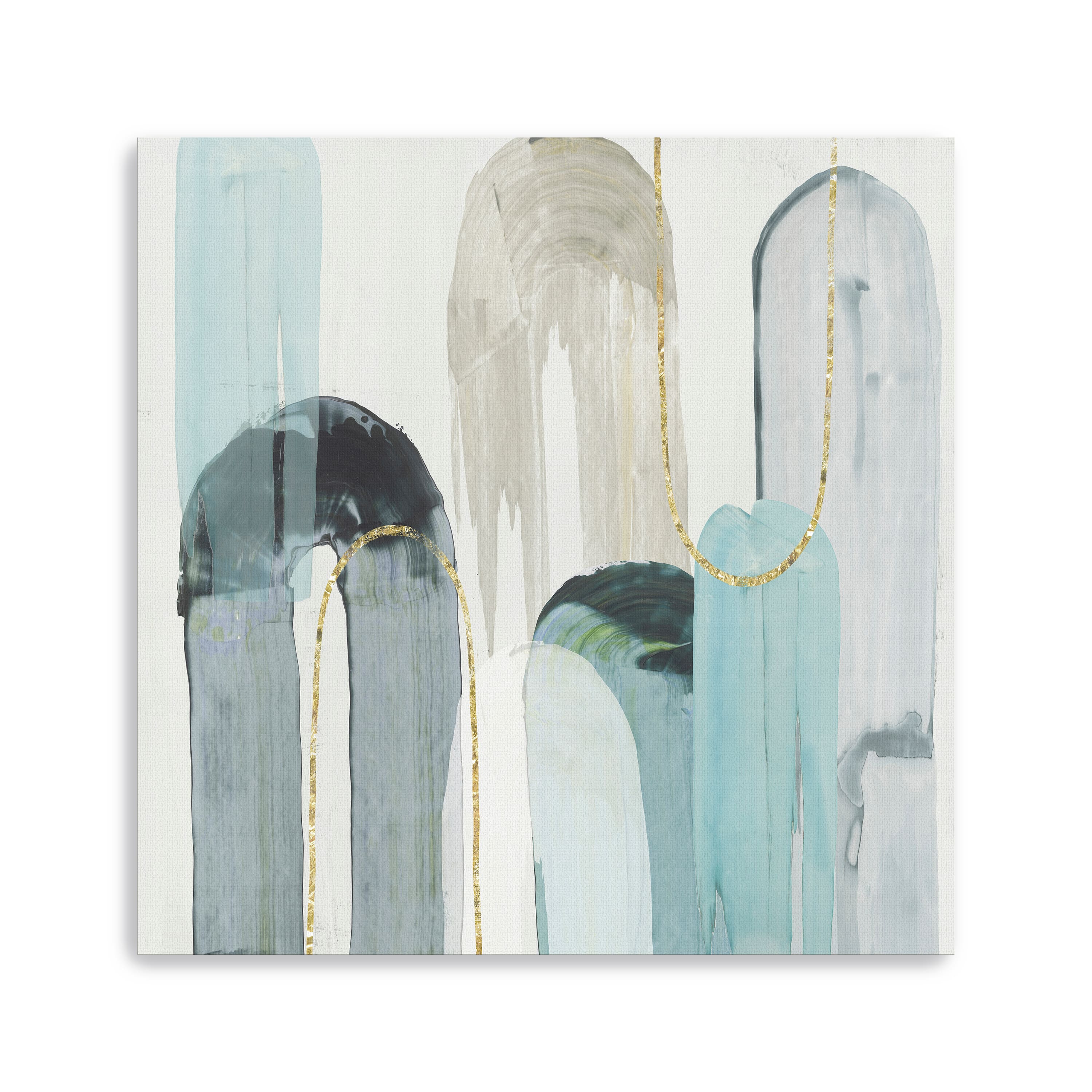 Blue Arches I Canvas Giclee