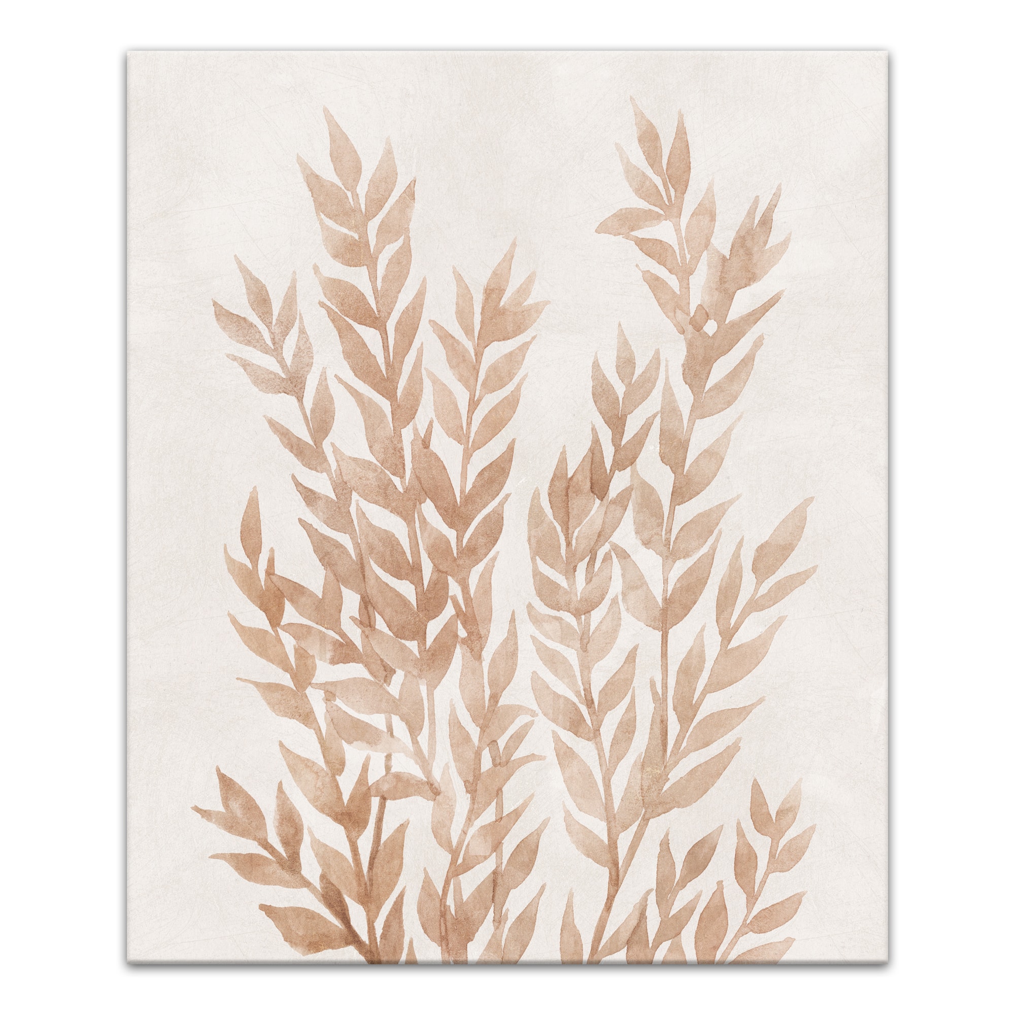 Brown Dried Florals 20" x 24" Canvas Wall Art