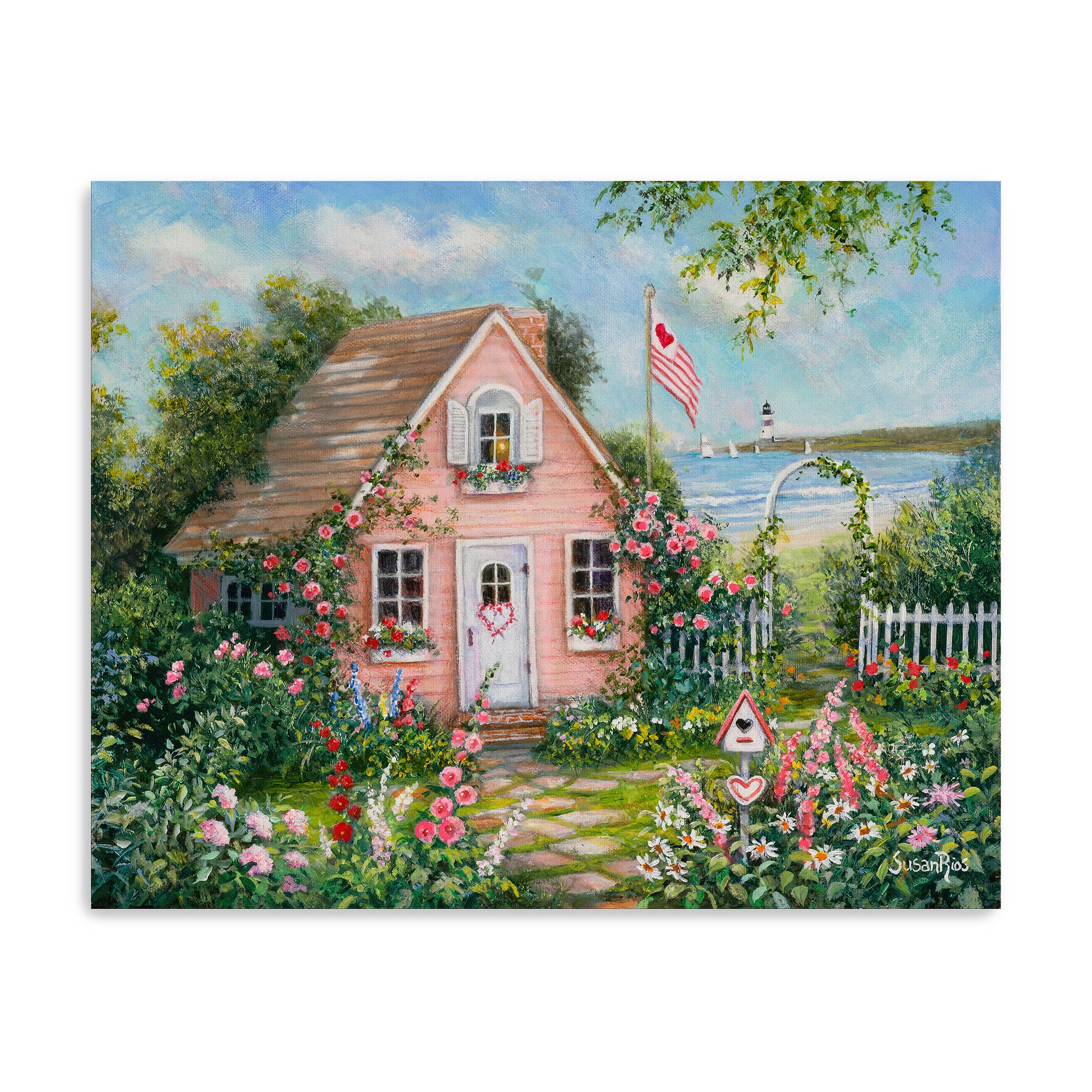 California Valentine Canvas Giclée Art