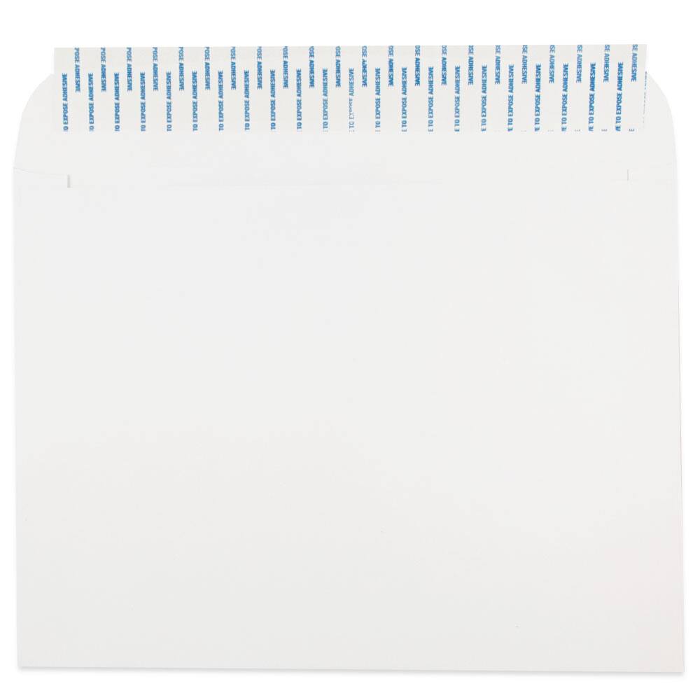 JAM Paper 9.5" x 12.5" White Commercial Booklet Envelopes, 500ct.