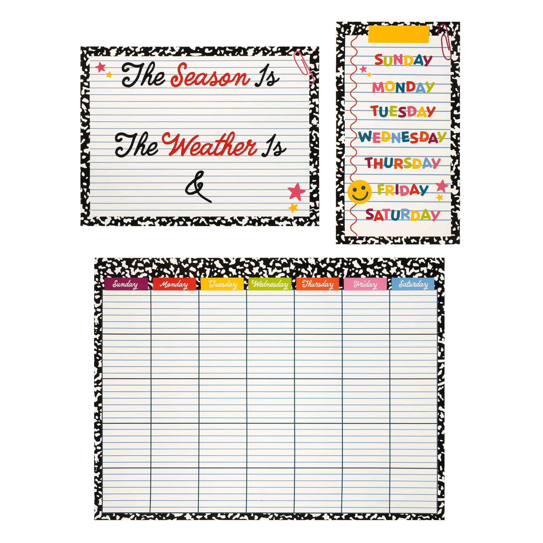 Class Rules! Dry Erase Calendar Kit by B2C