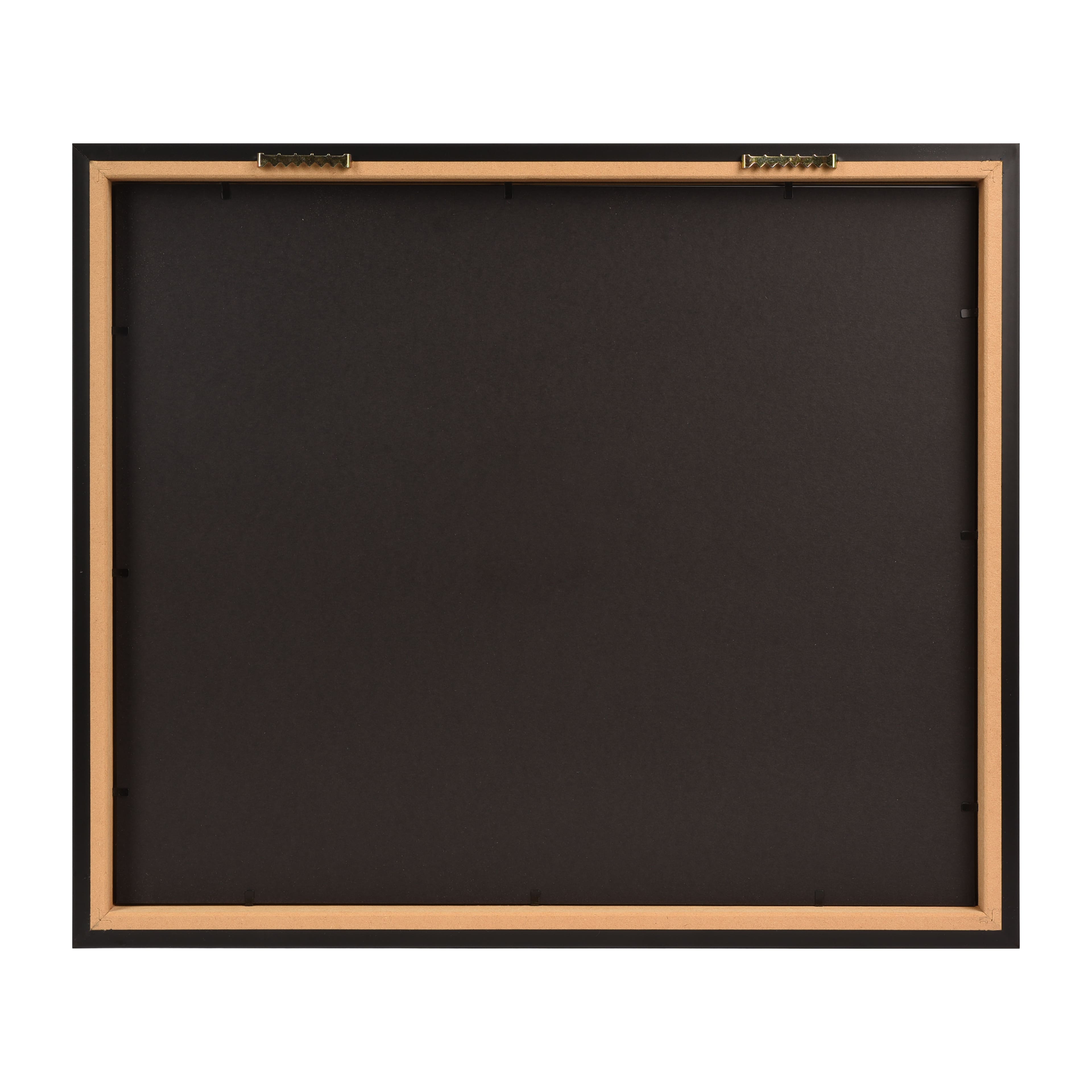 6 Pack: 8.5" x 11" / 11" x 14" Black Document Frame with White Triple Mat by Studio Décor®