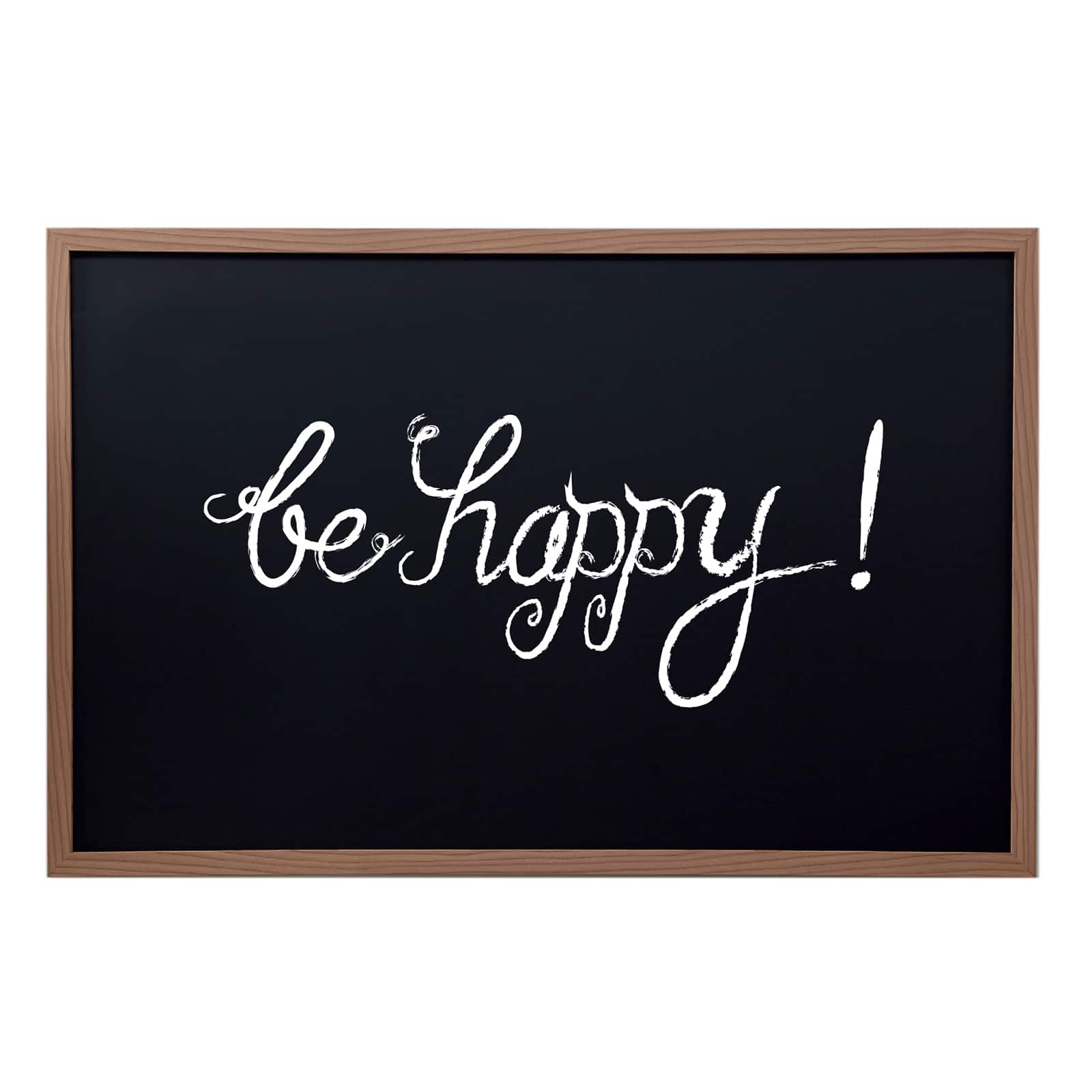 23" x 35" Brown Framed Chalkboard by B2C®