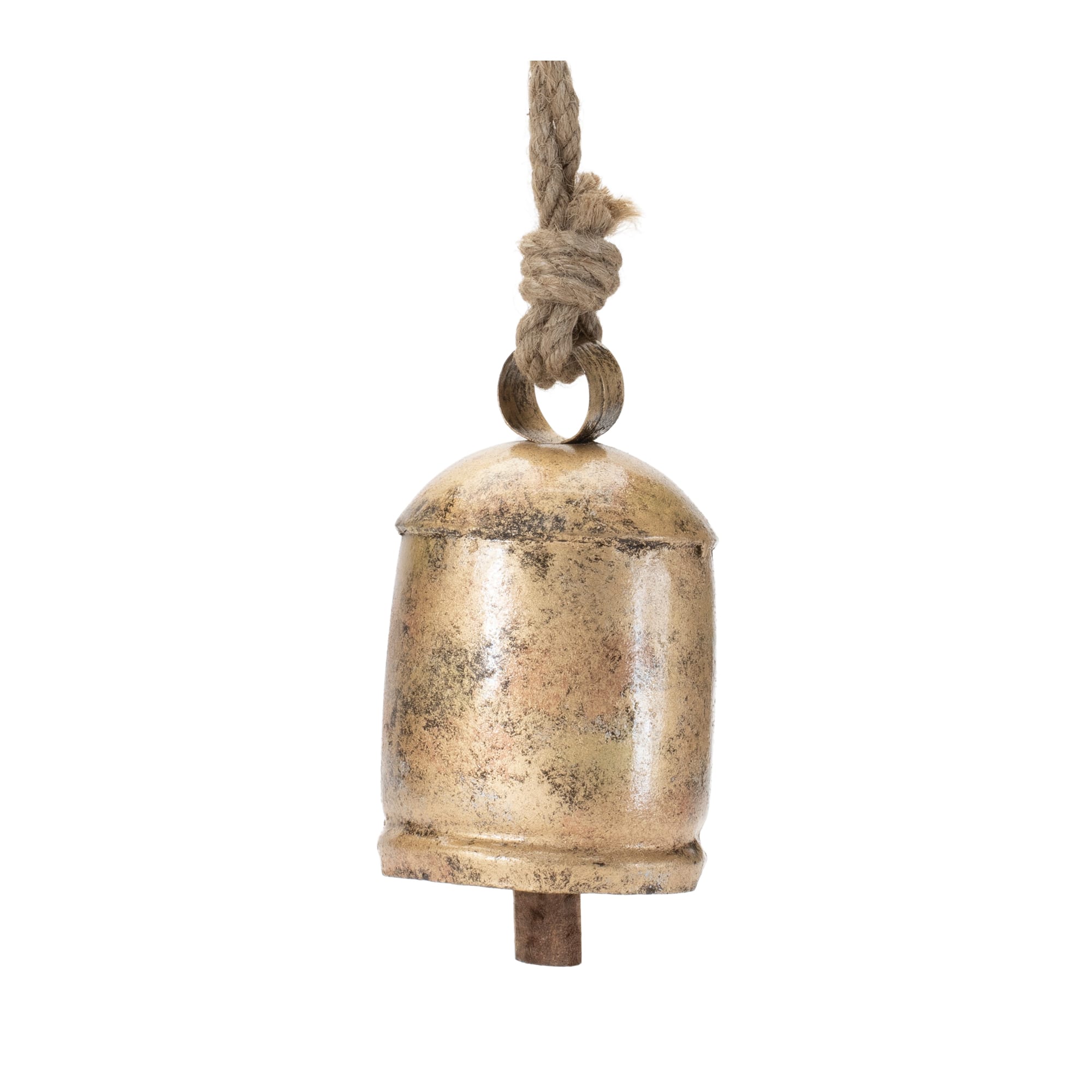 Melrose Distressed Metal Bell Ornaments Set