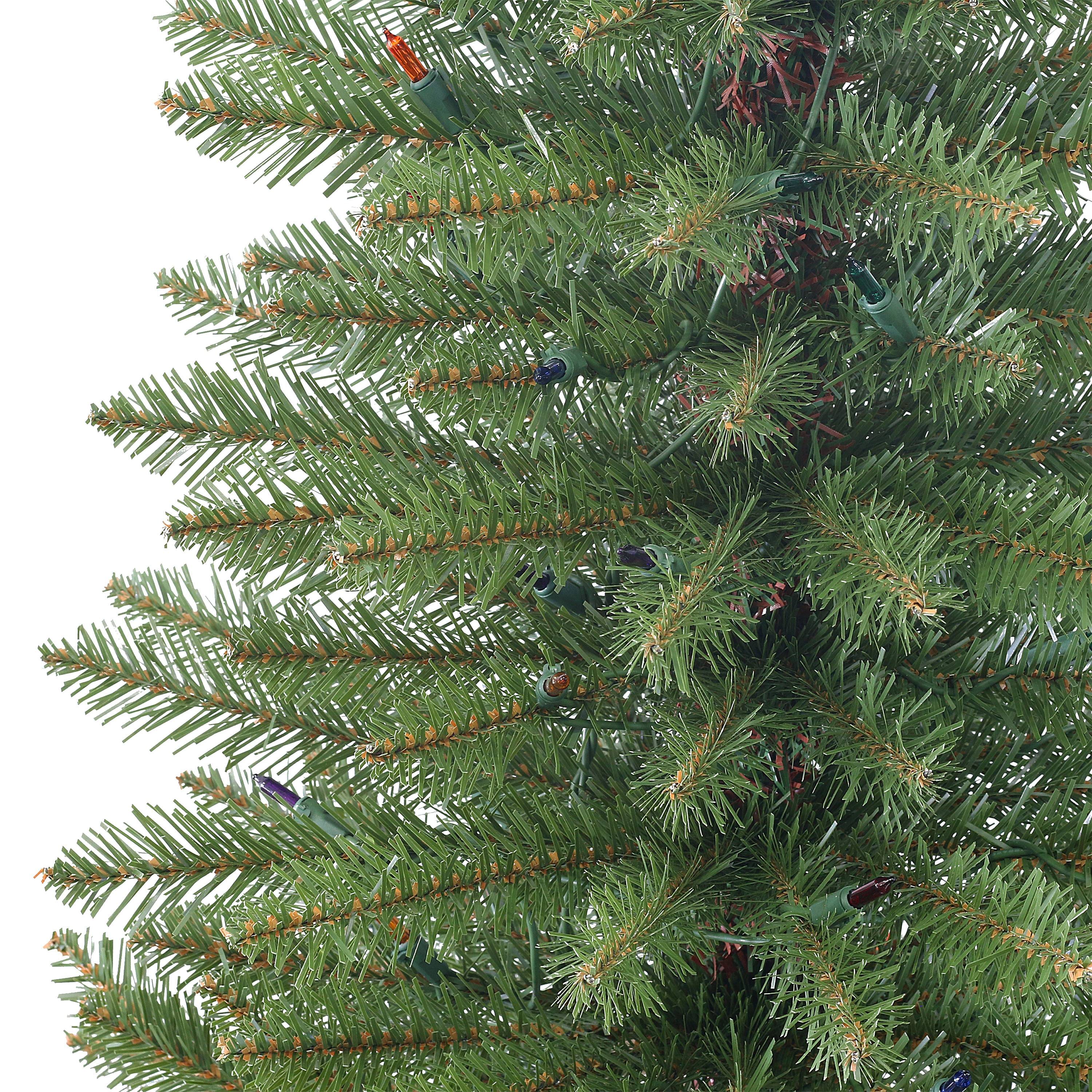 3ft. Pre-Lit Artificial Fraser Fir Tree, Multicolor Lights