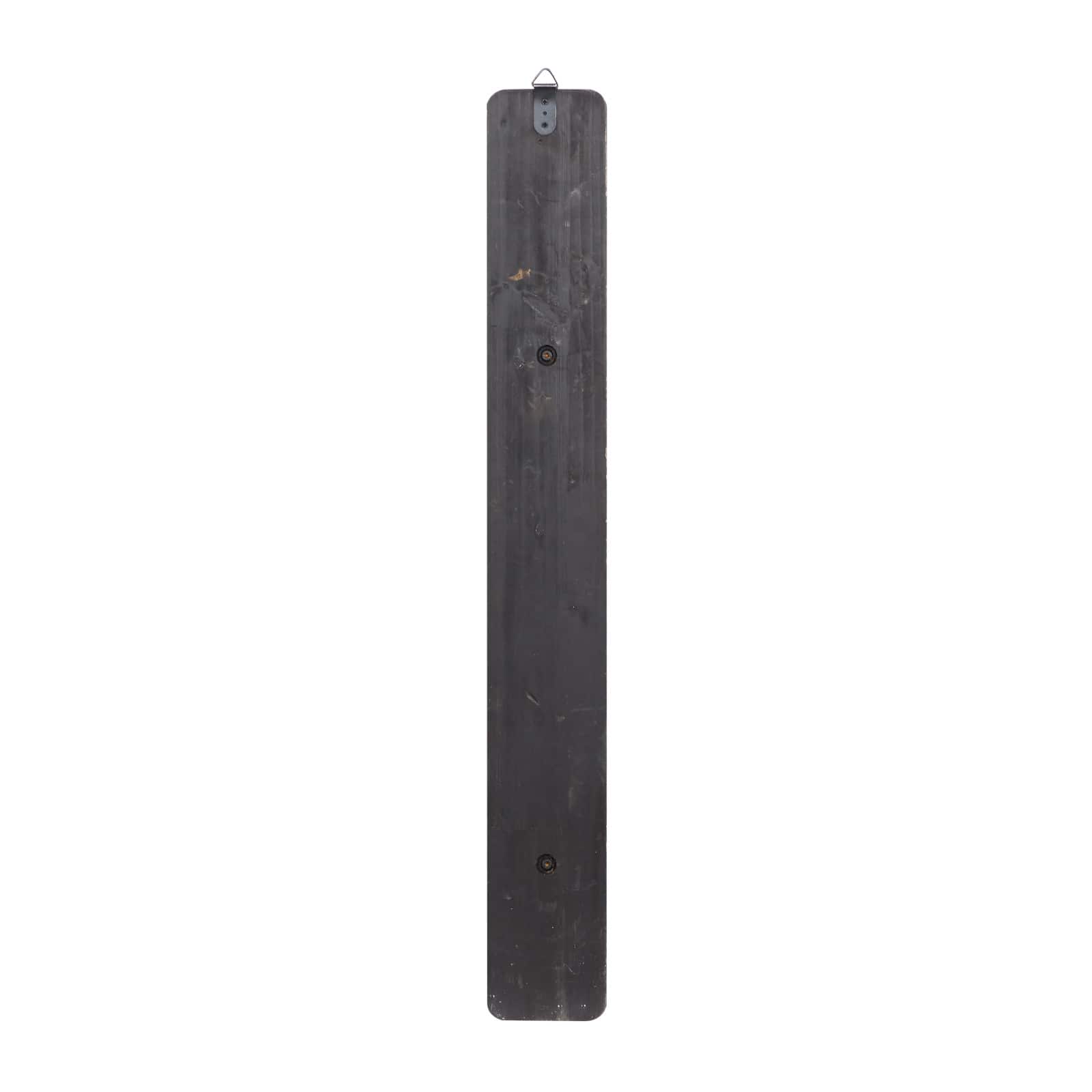 Black Iron Rustic Candle Wall Sconce, 36" x 8" x 5"