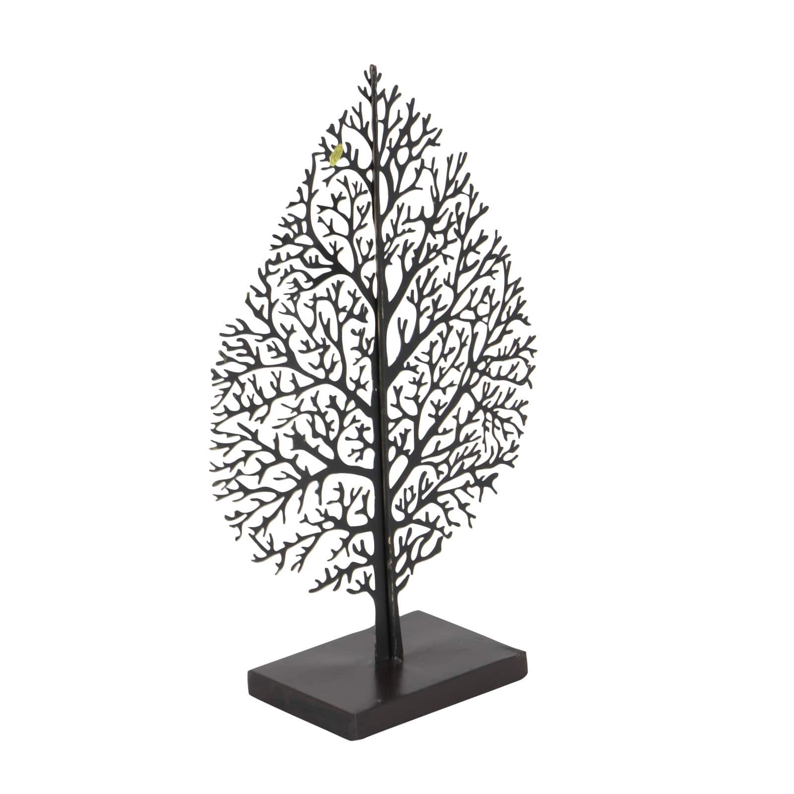 16" Gold Metal Traditional Nature Sculpture