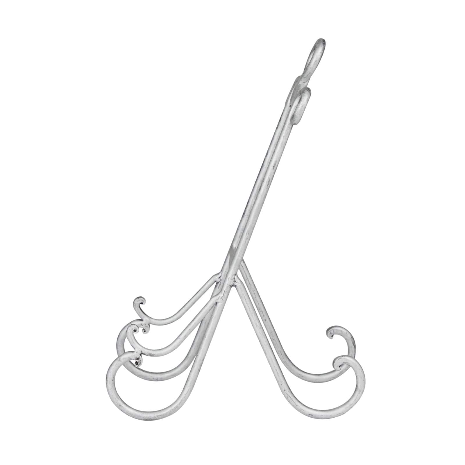 14" Gray Metal Traditional Easel