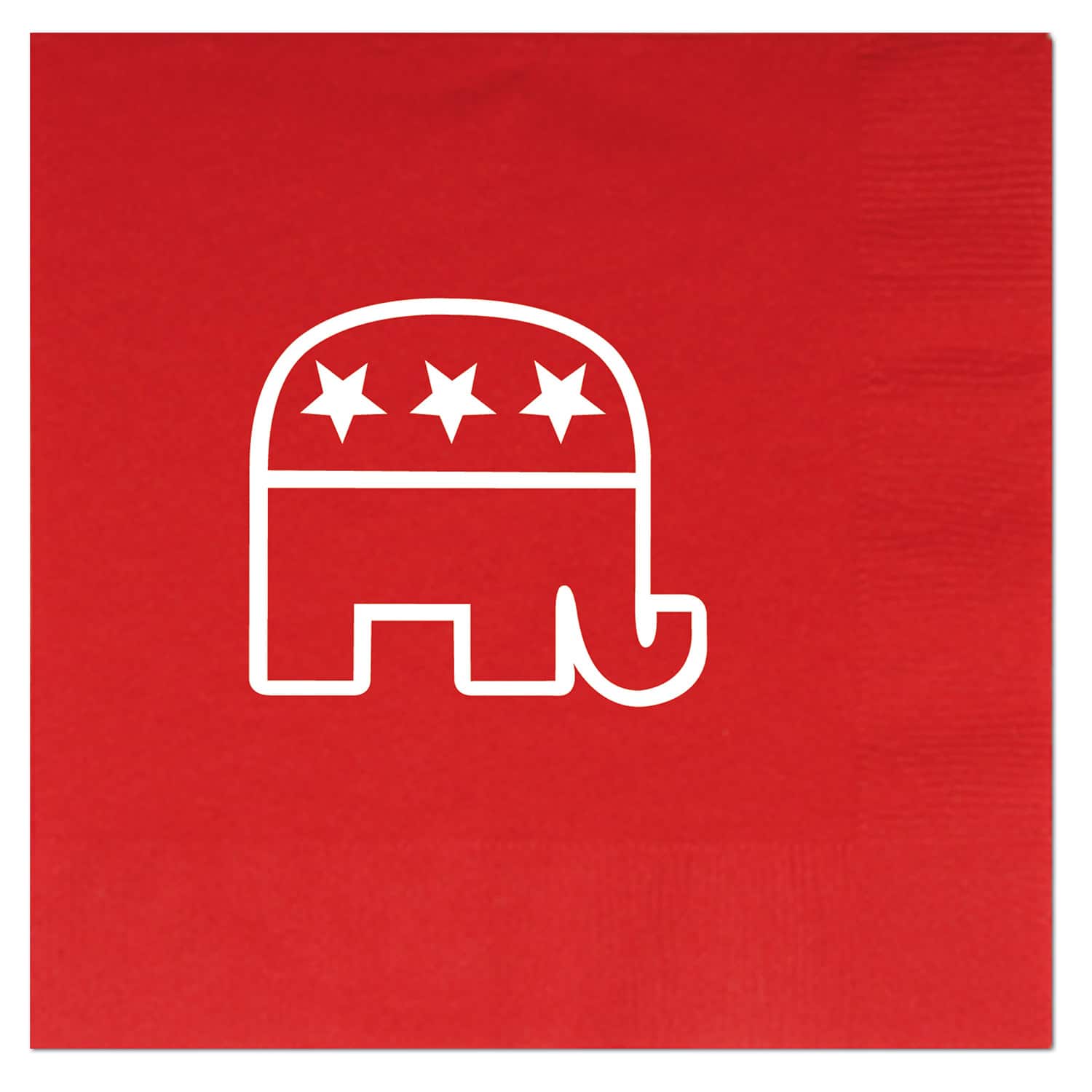 Beistle 6.5" Red 2-Ply Republican Luncheon Napkins, 32ct.