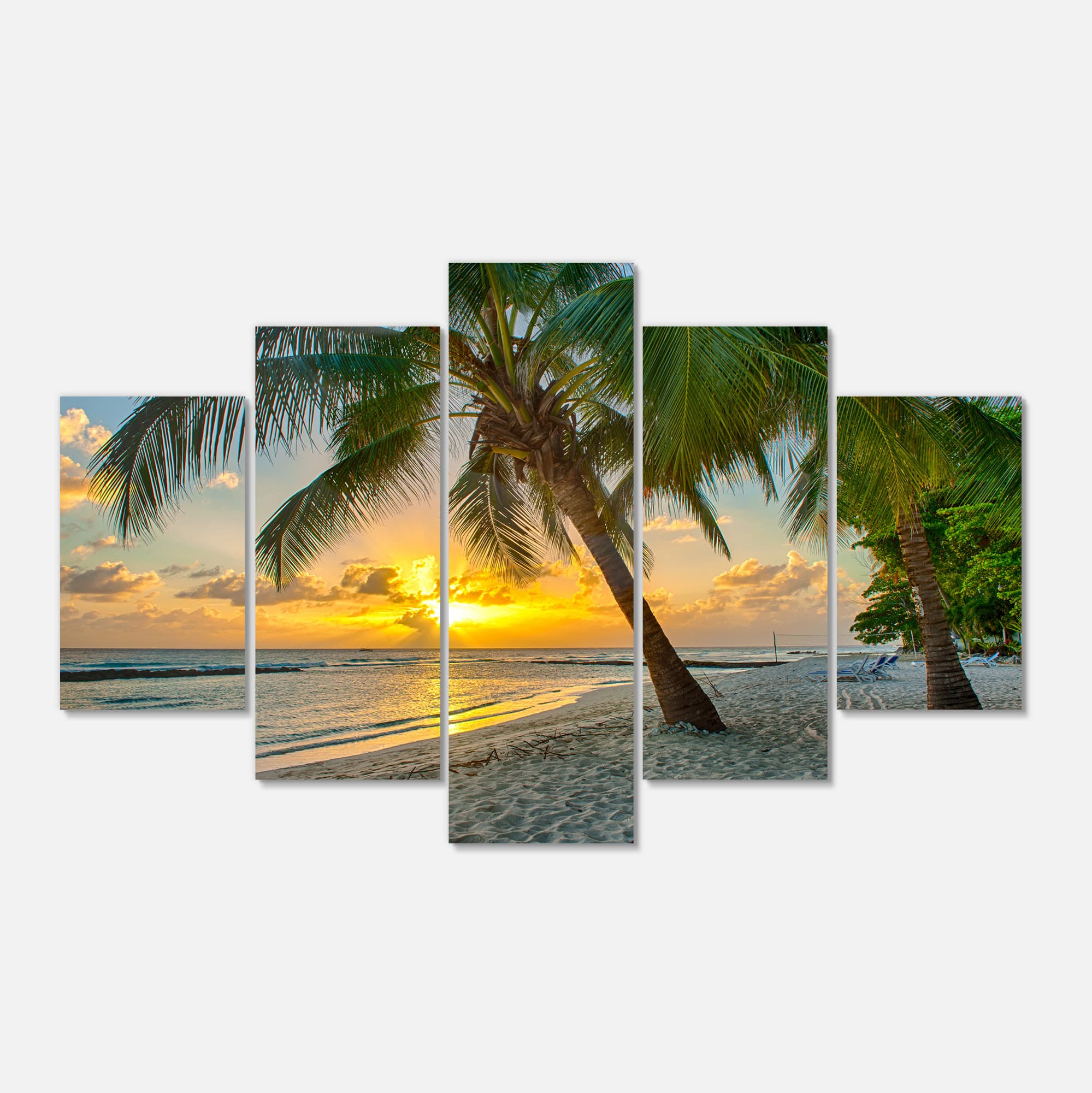 Designart - Beach in Caribbean Island of Barbados