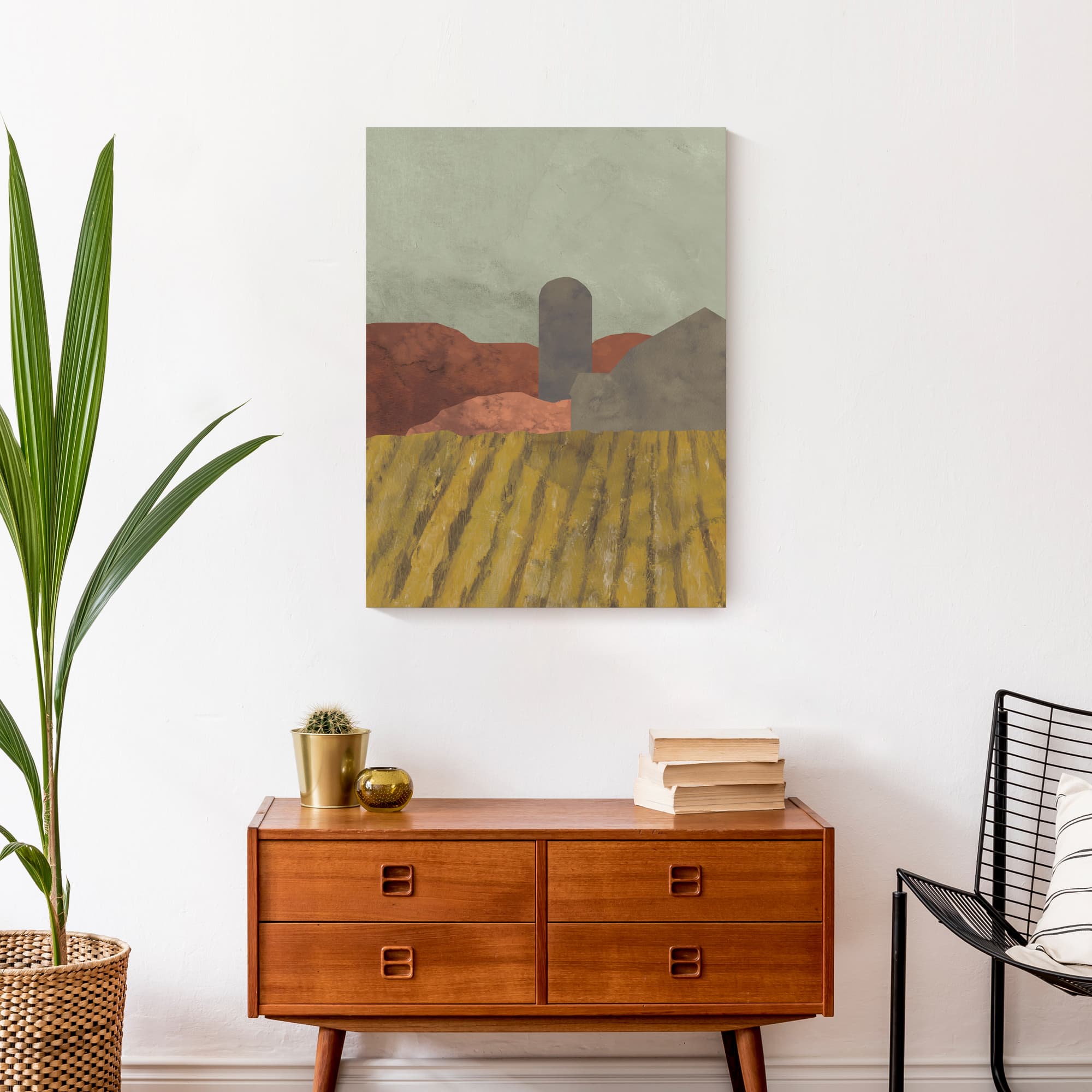 Boho Farm 18" x 24" Canvas Wall Art