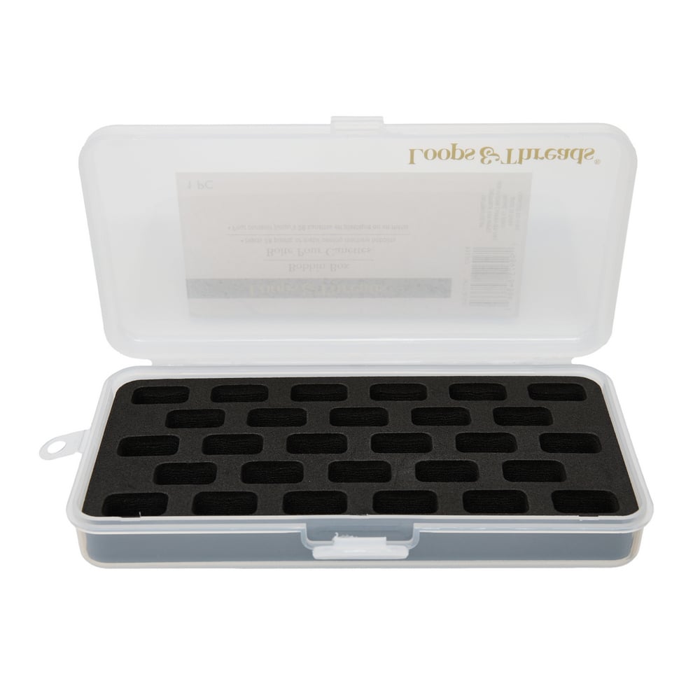 Clear 28-Bobbin Plastic Storage Box by Loops & Threads®