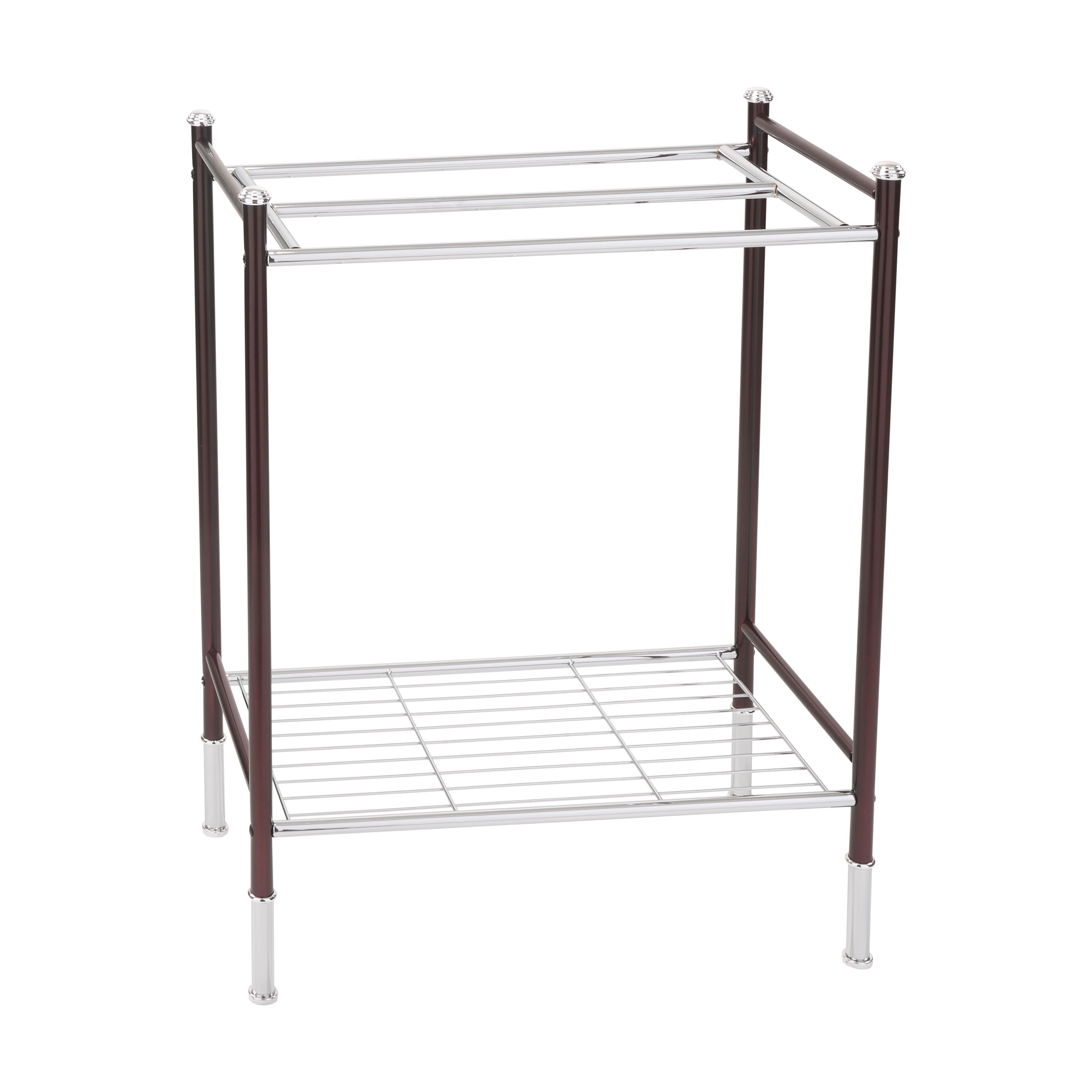 Organize It All Duplex Line Freestanding Towel Rack 