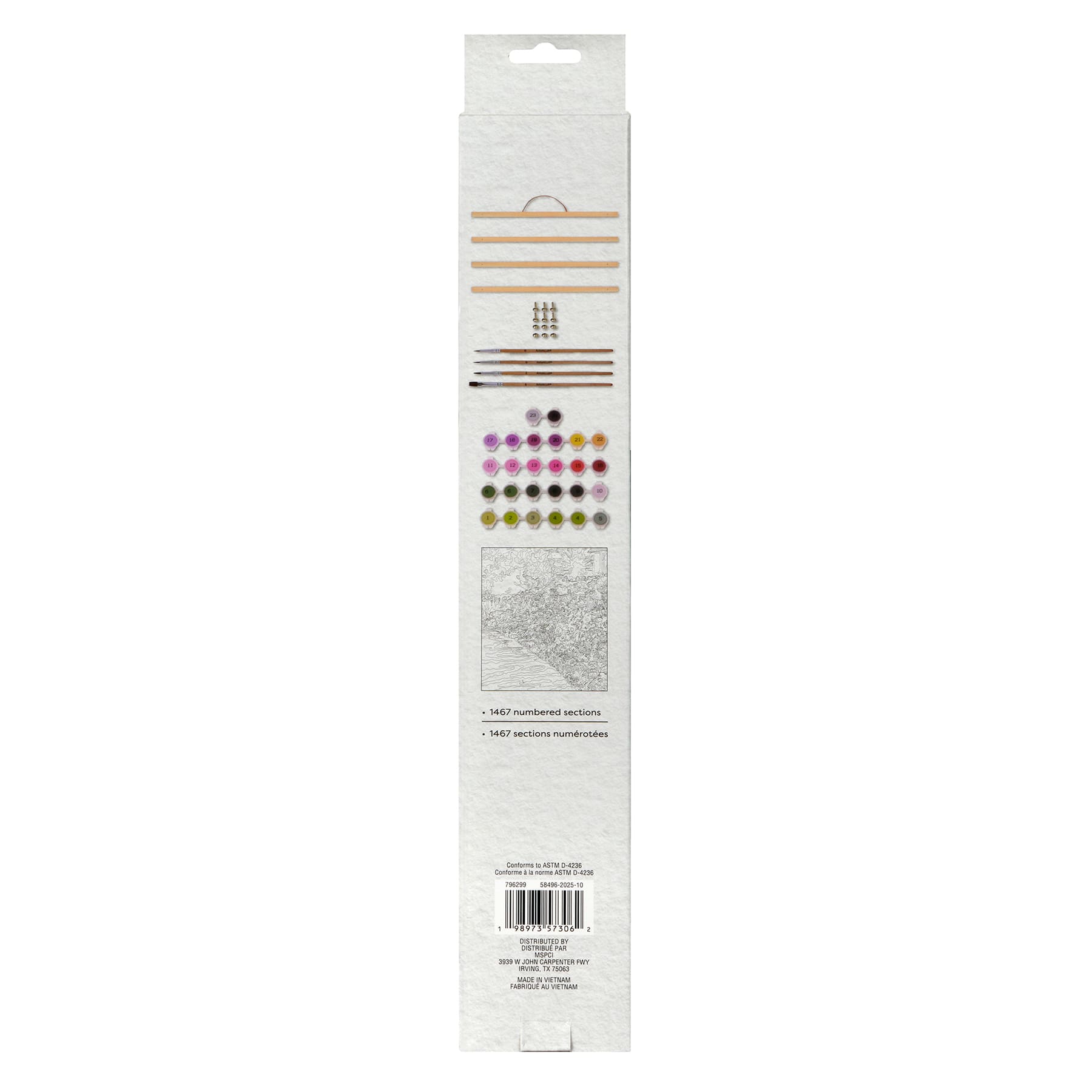 16" x 20" Garden Paint-by-Number Kit by Artist's Loft®