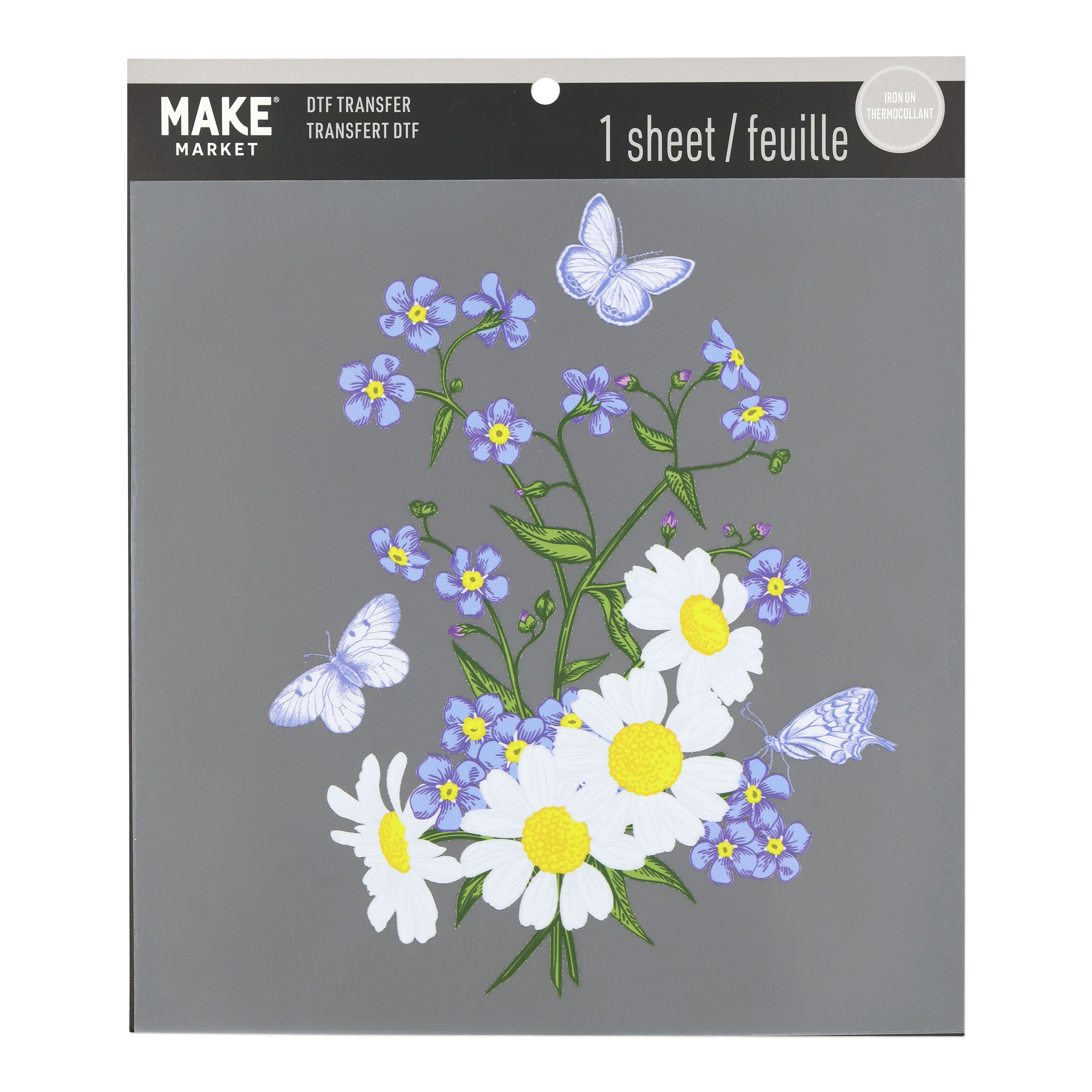 Large Daisy Direct to Film Transfer by Make Market®