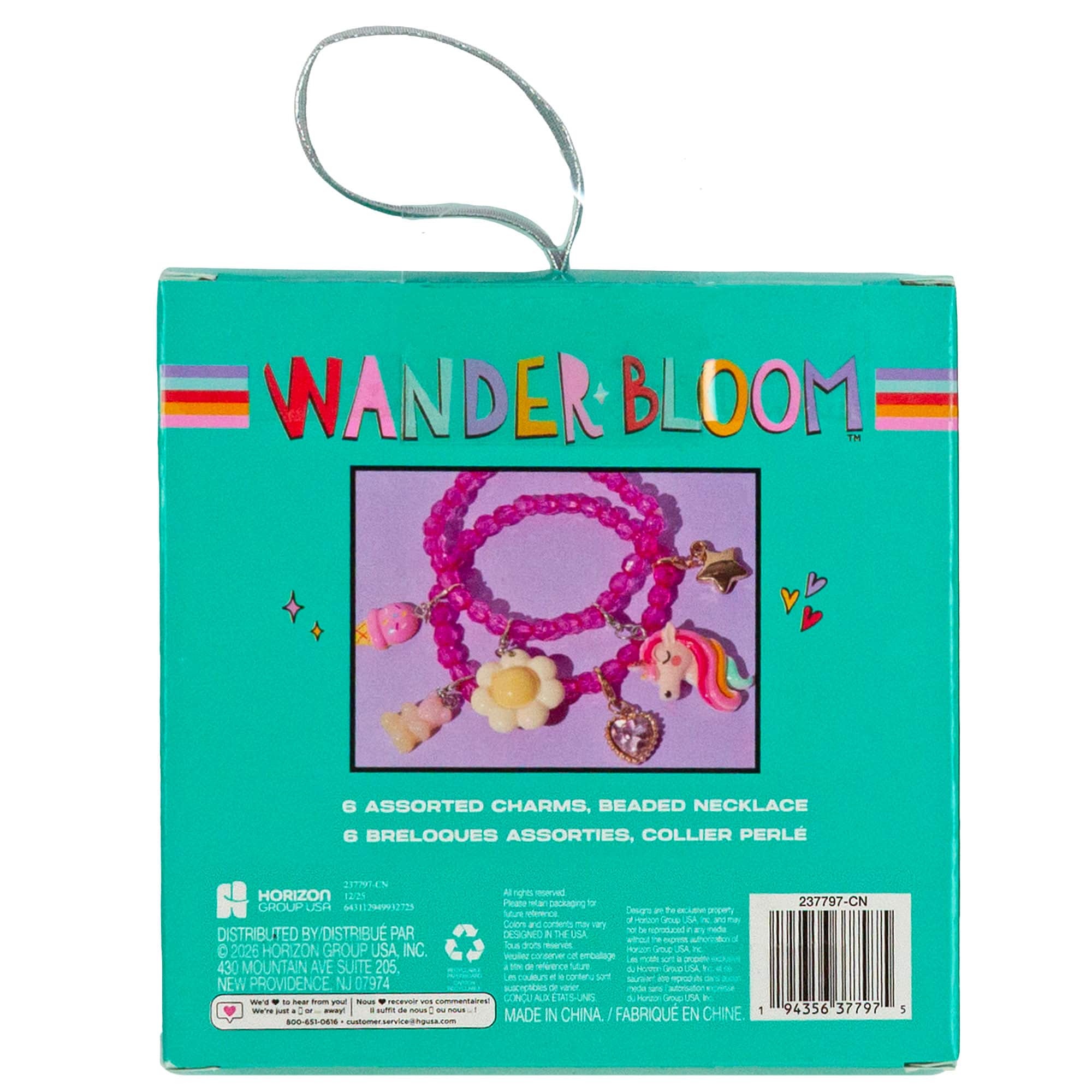 WanderBloom Chunky Charms Mini Jewelry Set