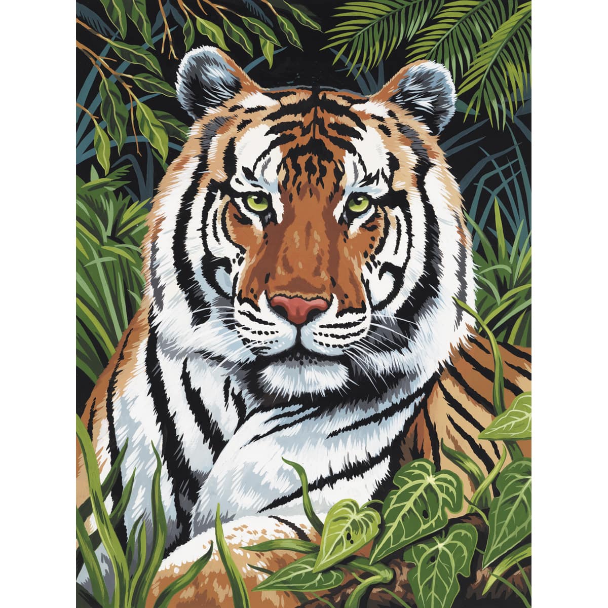 Royal & Langnickel® Painting by Numbers™ Artist Canvas Series Tiger in Hiding Kit