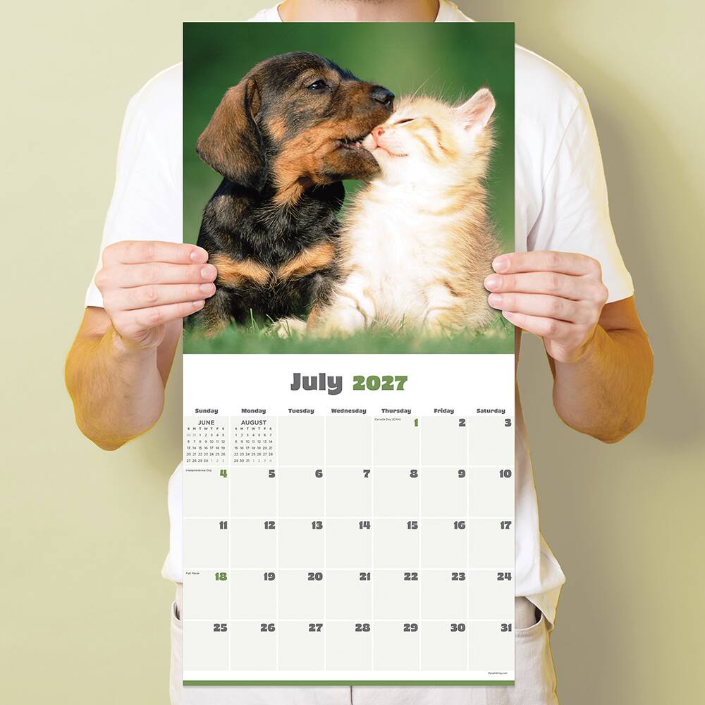 2027 Furry Friends Wall Calendar