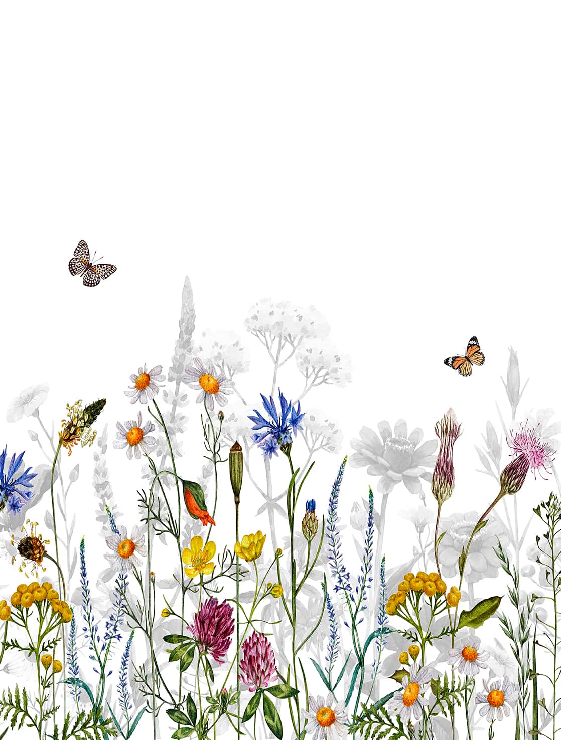 Designs Direct Wildflowers Wall Mural