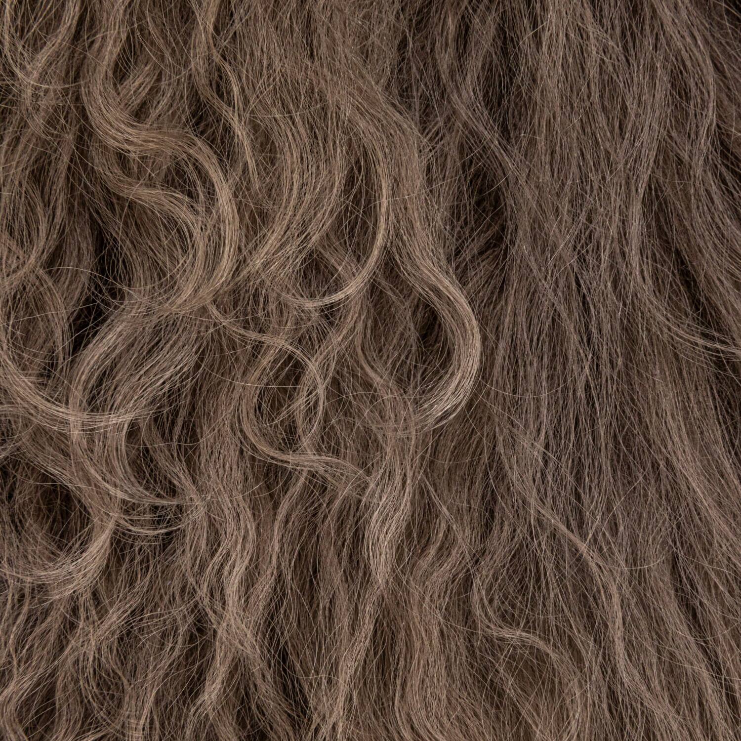 Hello Honey® 16" x 16" Charcoal Mongolian Lamb Fur Seat Cover