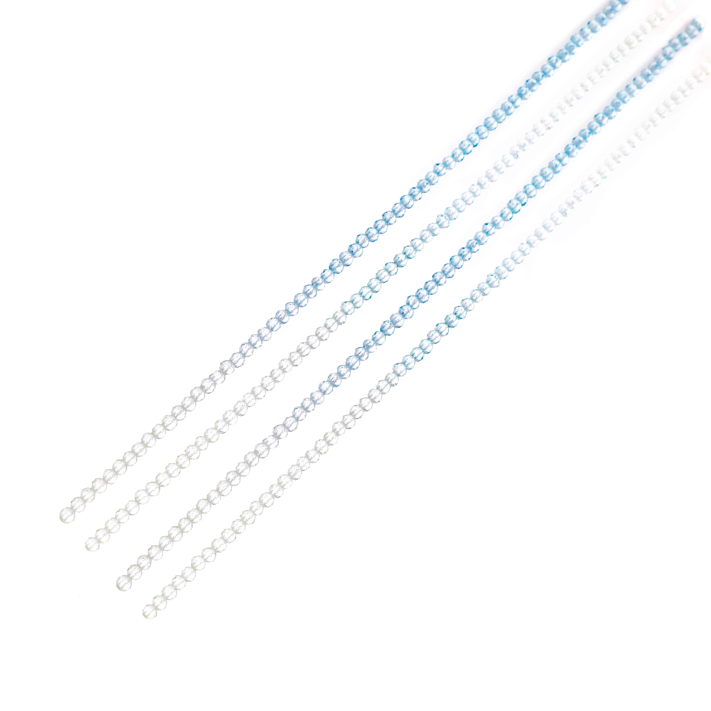 2.5mm Yellow & Blue Ombre Glass Round Beads, 260ct. by Bead Landing™