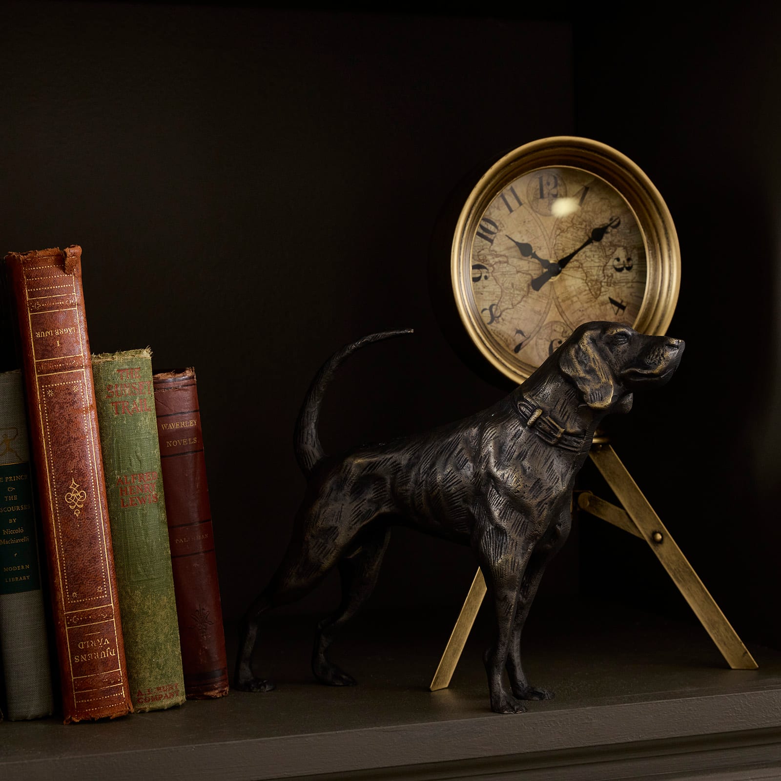 12" Metal Tabletop Clock by Ashland®