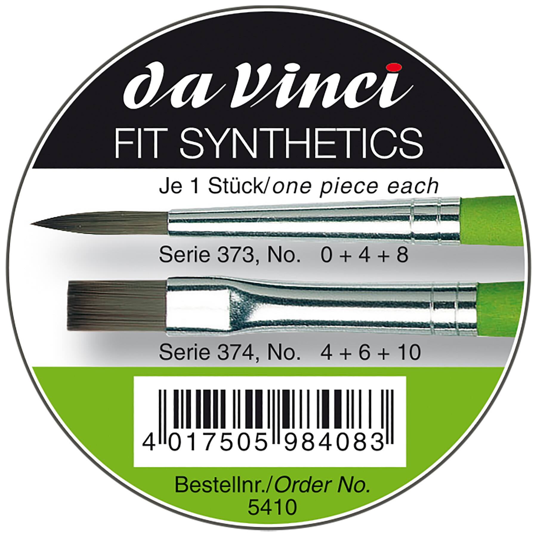 da Vinci FIT Synthetics 6 Piece Brush Tin Set