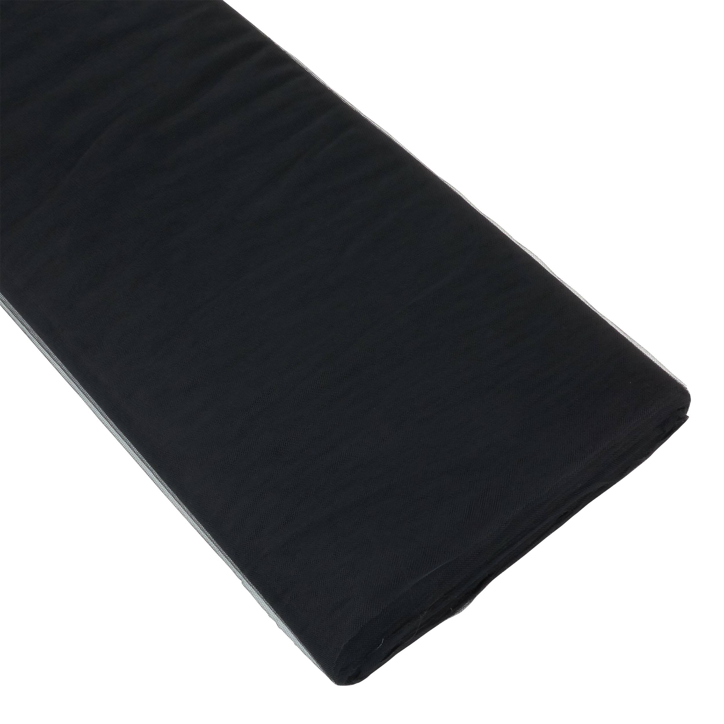 25 yd. Full Bolt: Wyla Black Matte Tulle Fabric