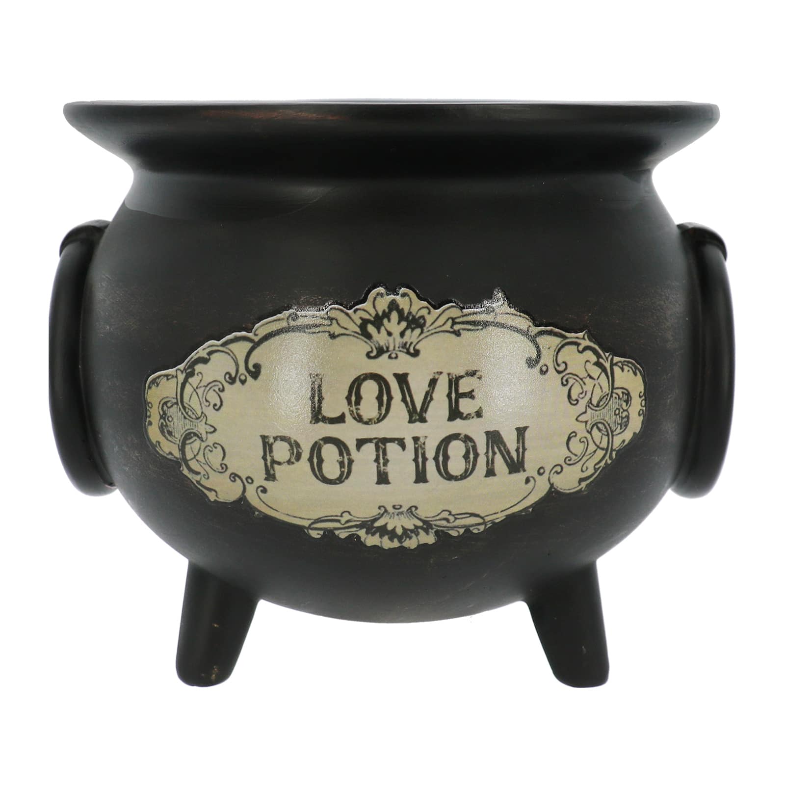 4.75" Black Love Potion Cauldron Tabletop Décor by Ashland®