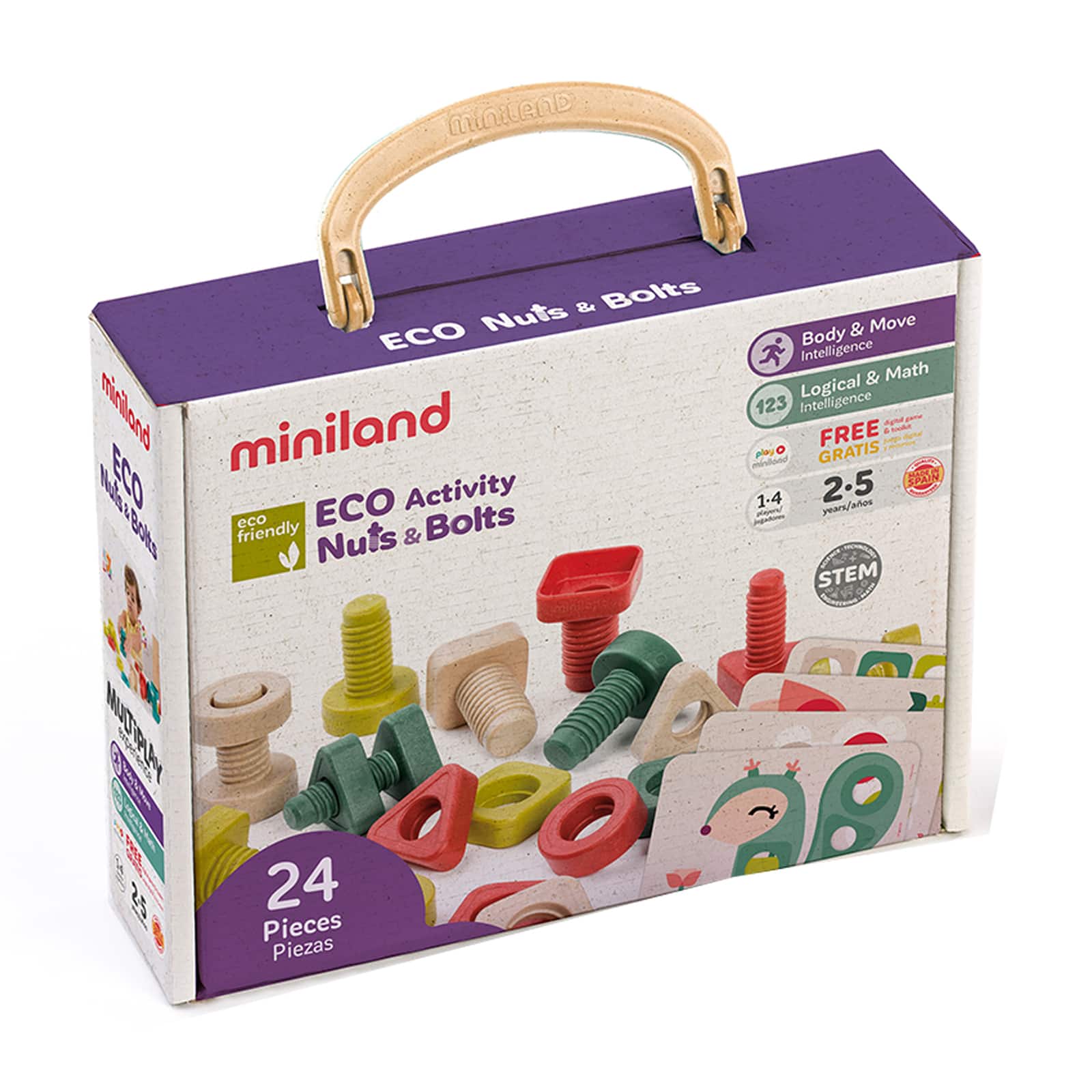Miniland ECO Nuts & Bolt Set