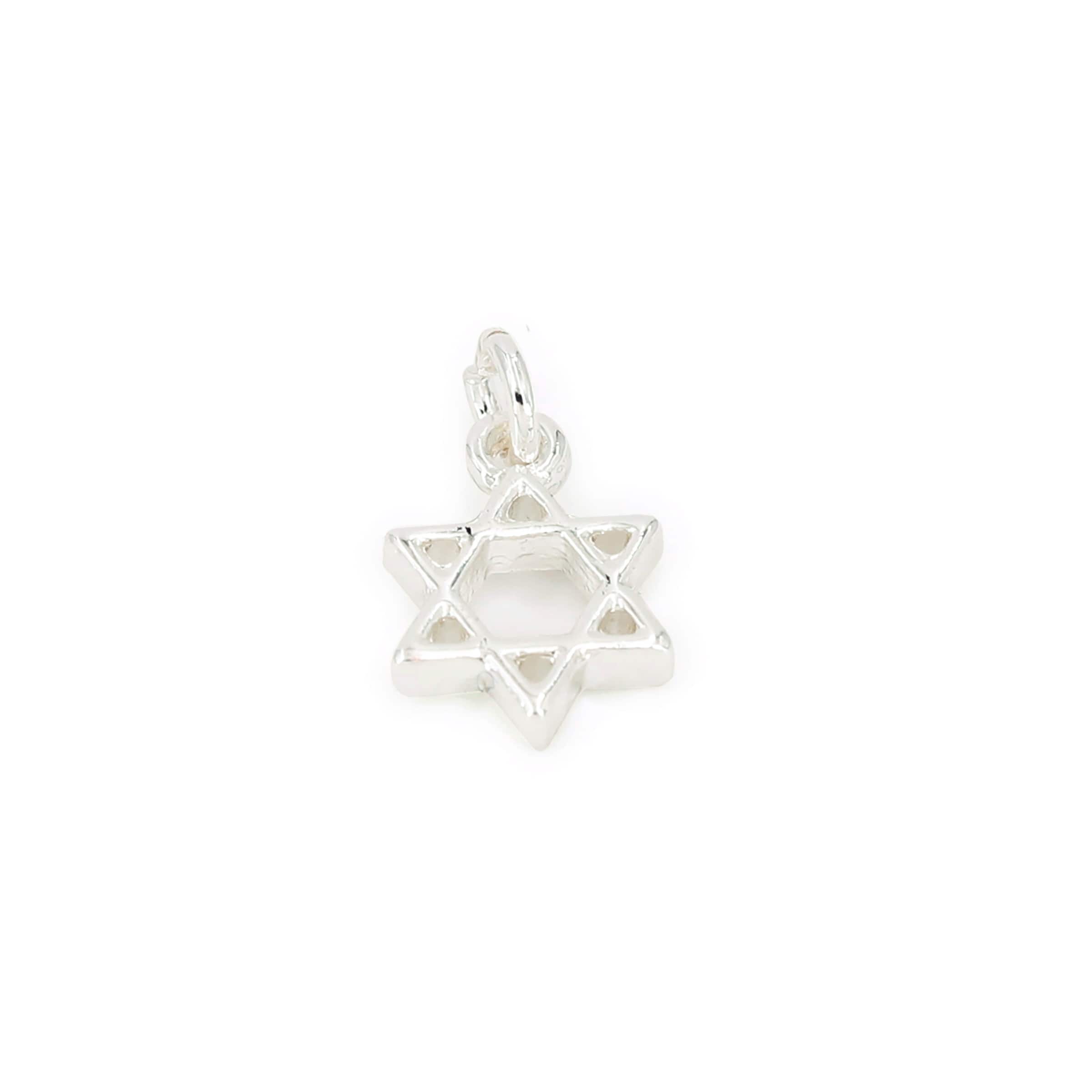Silver-Plated Star of David Charm by Bead Landing™