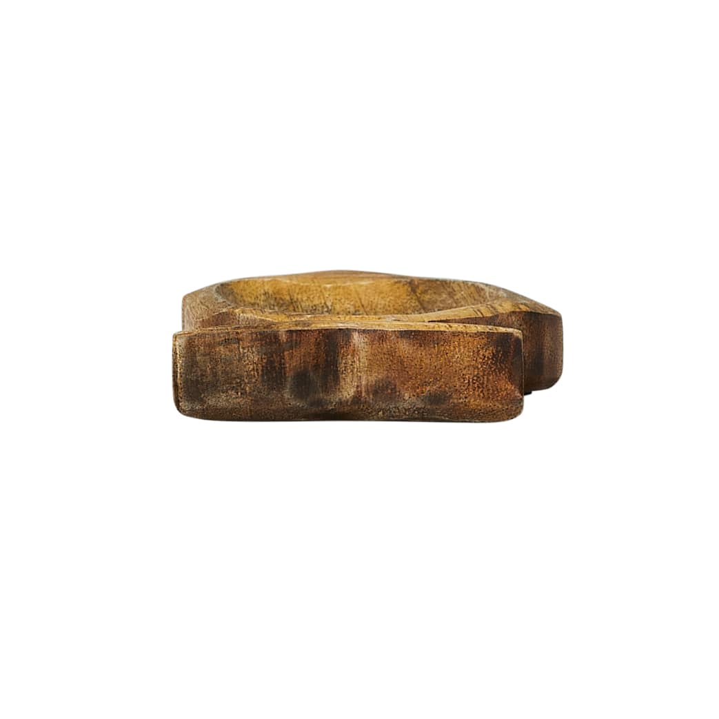 Hello Honey® 8" Coastal Carved Fish-Shaped Wood Serving Tray