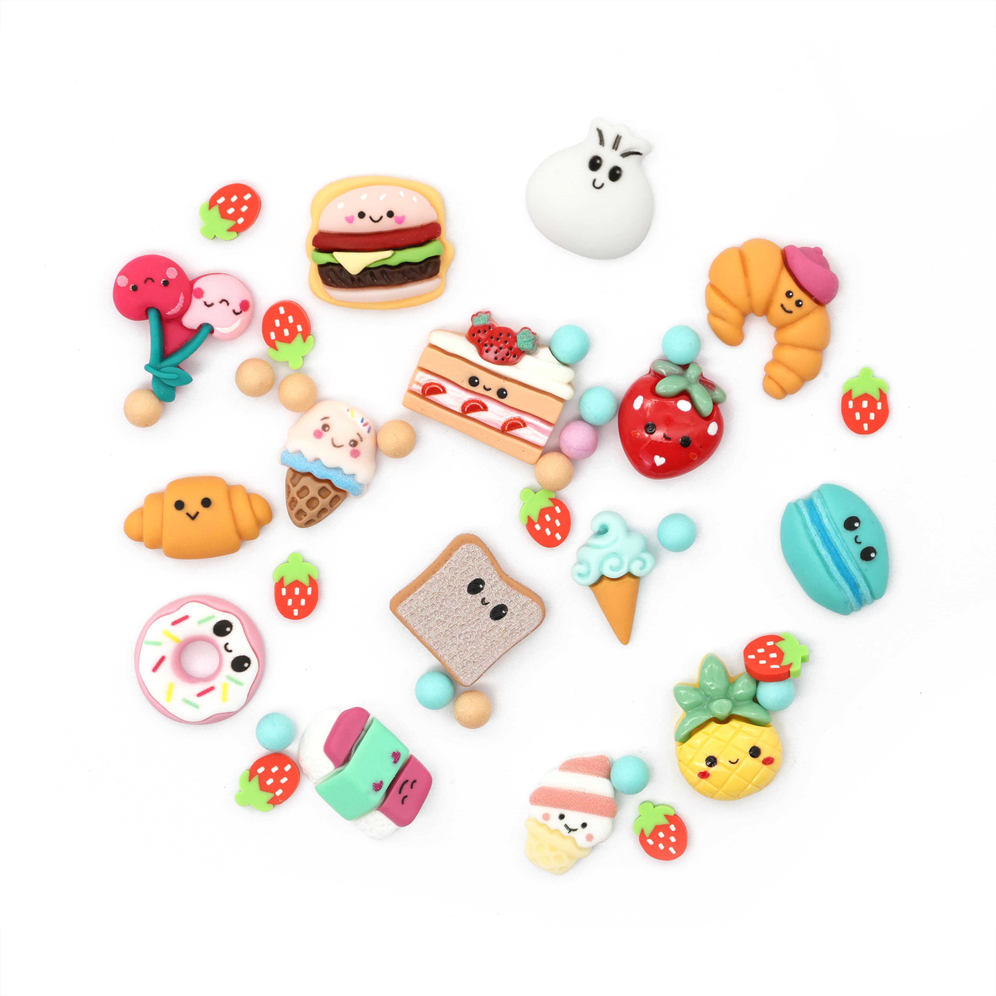 Happy Food Mix Craft Embellishments by Creatology™