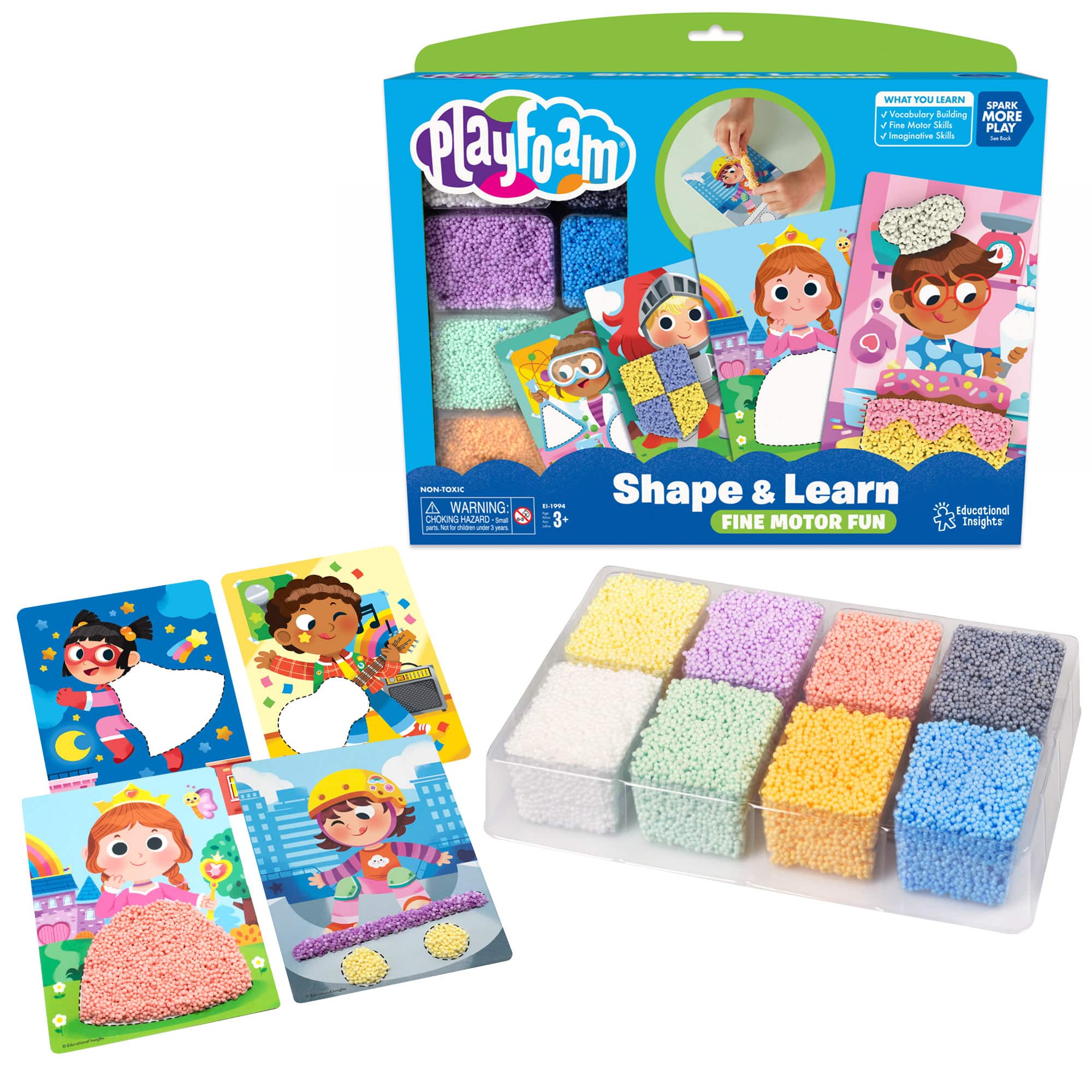 Educational Insights Playfoam Shape & Learn Fine Motor Fun