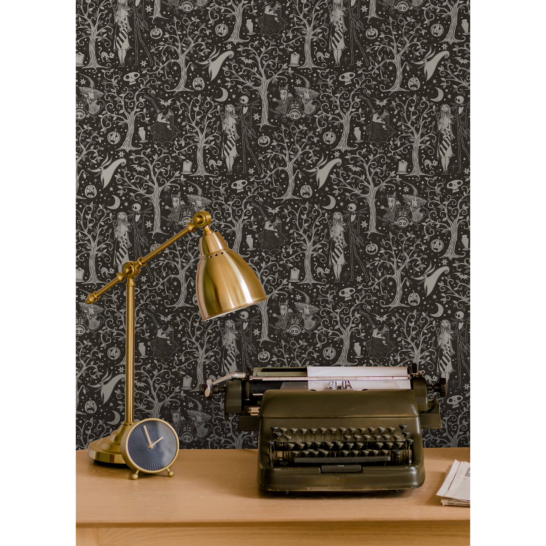 RoomMates Disney Tim Burton's The Nightmare Before Christmas Forest Peel & Stick Wallpaper