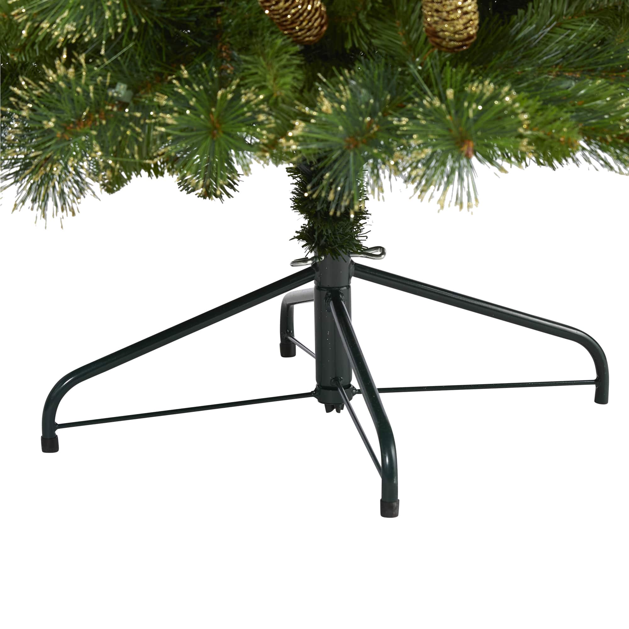 6ft. Pre-Lit Golden Tip Washington Pine Artificial Christmas Tree, Clear LED Lights
